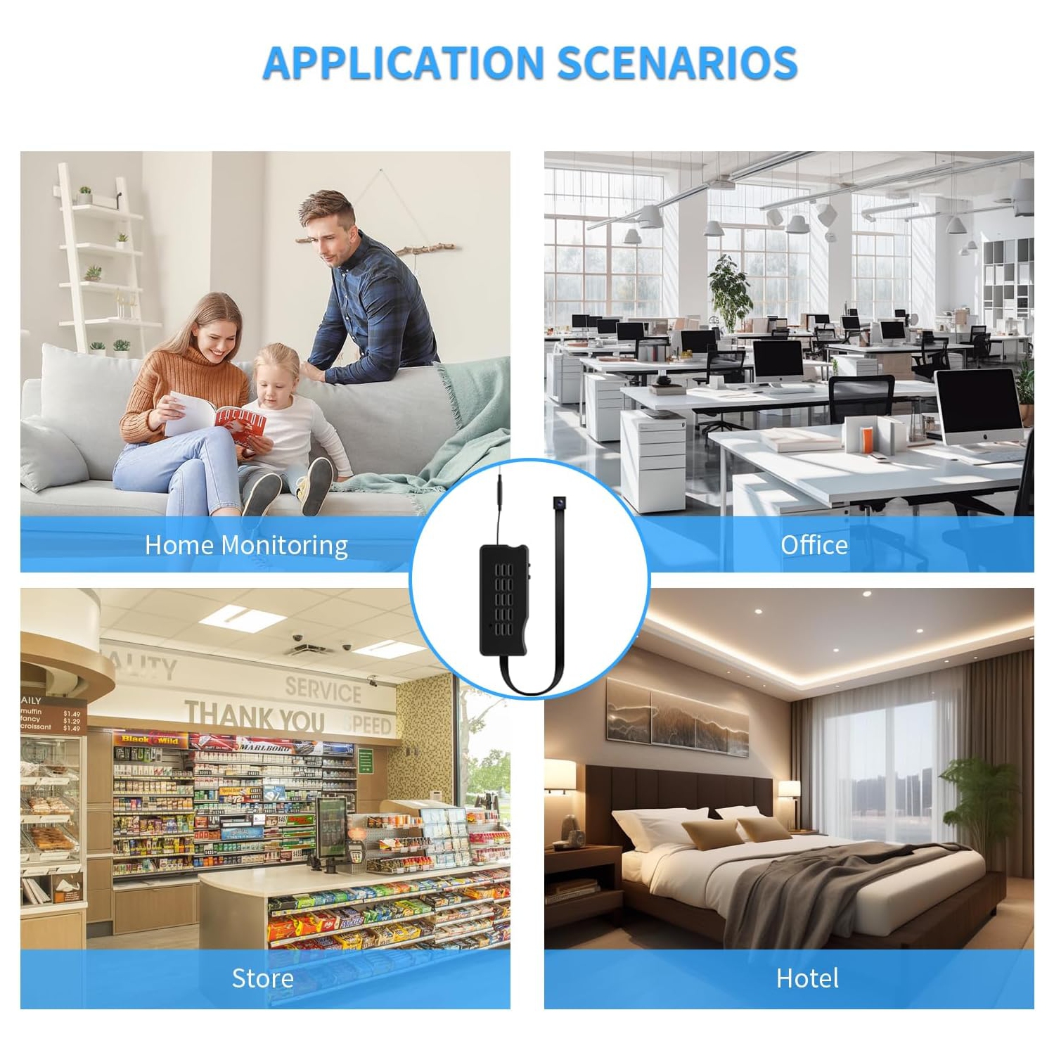 BoostBlossom Mini Camera DIY Module HD 1080P Camera Small WiFi Security Cameras Tiny Wireless Nanny Cam