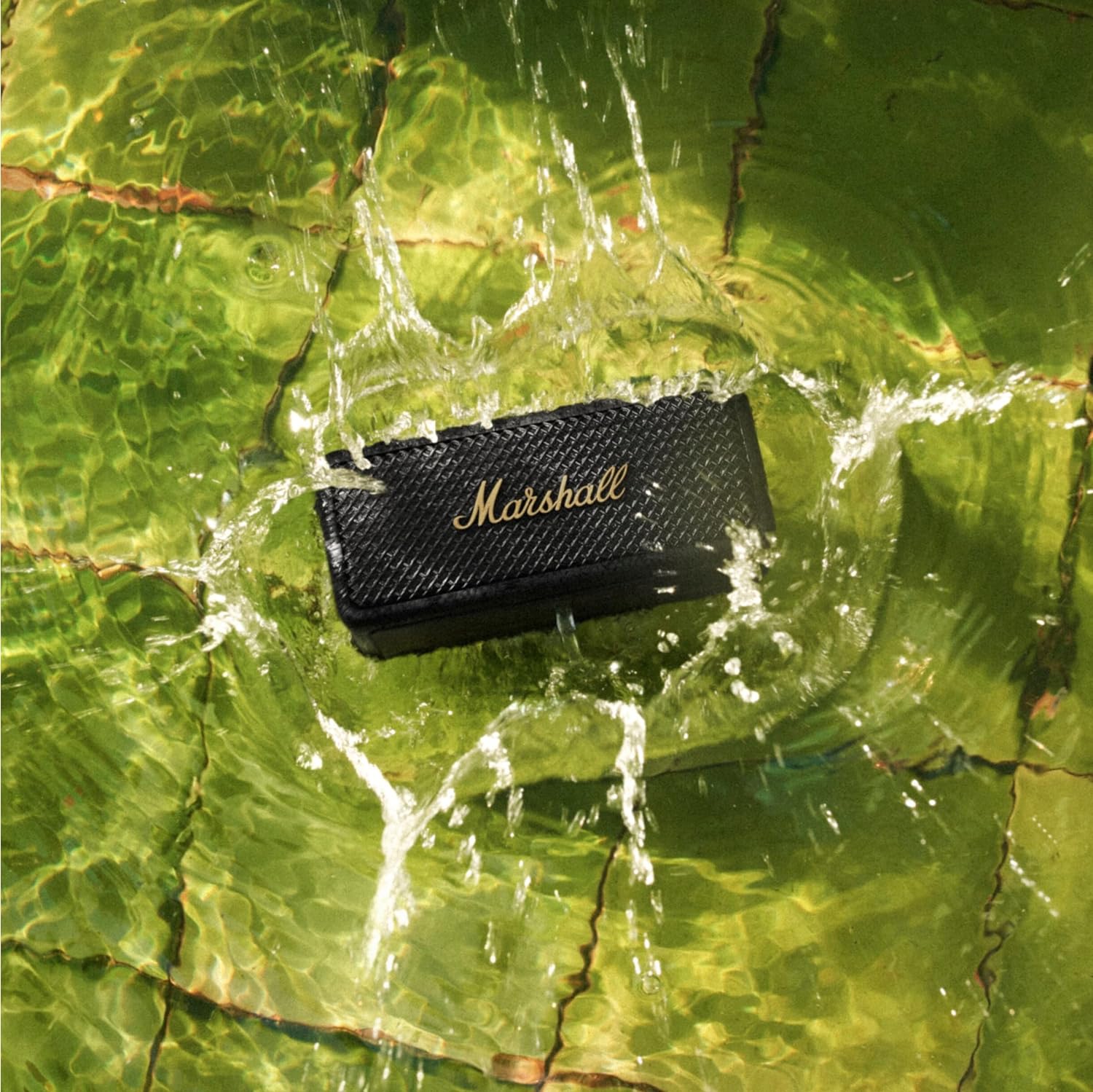 【新品未開封】Marshall, EMBERTON Ⅱ BLACK&BRASS Marshall Emberton II Portable Bluetooth Speaker - Black
