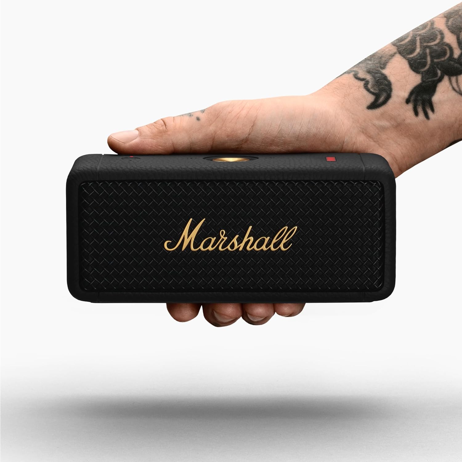 Marshall Emberton Ⅱブラック&ブラス Marshall Emberton II Portable Speaker with 30+ Hour Battery