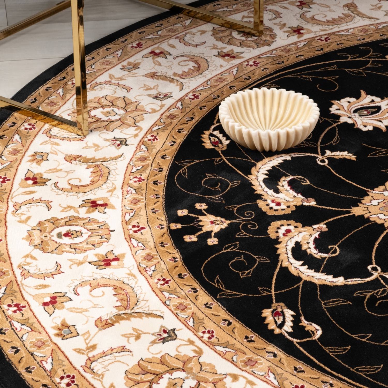 Rug Branch Yasmin Traditional Persian Medallion Indoor Area Rug