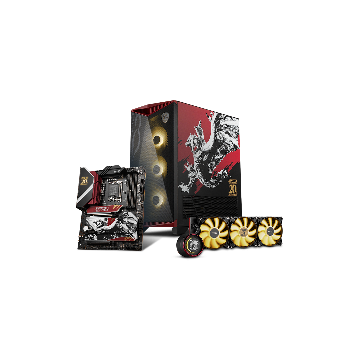 MSI MONSTER HUNTER Edition Bundle - MPG Z790 EDGE Motherboard/ MAG CORELIQUID E360 Cooler/ MPG GUNGNIR 300R Chassis