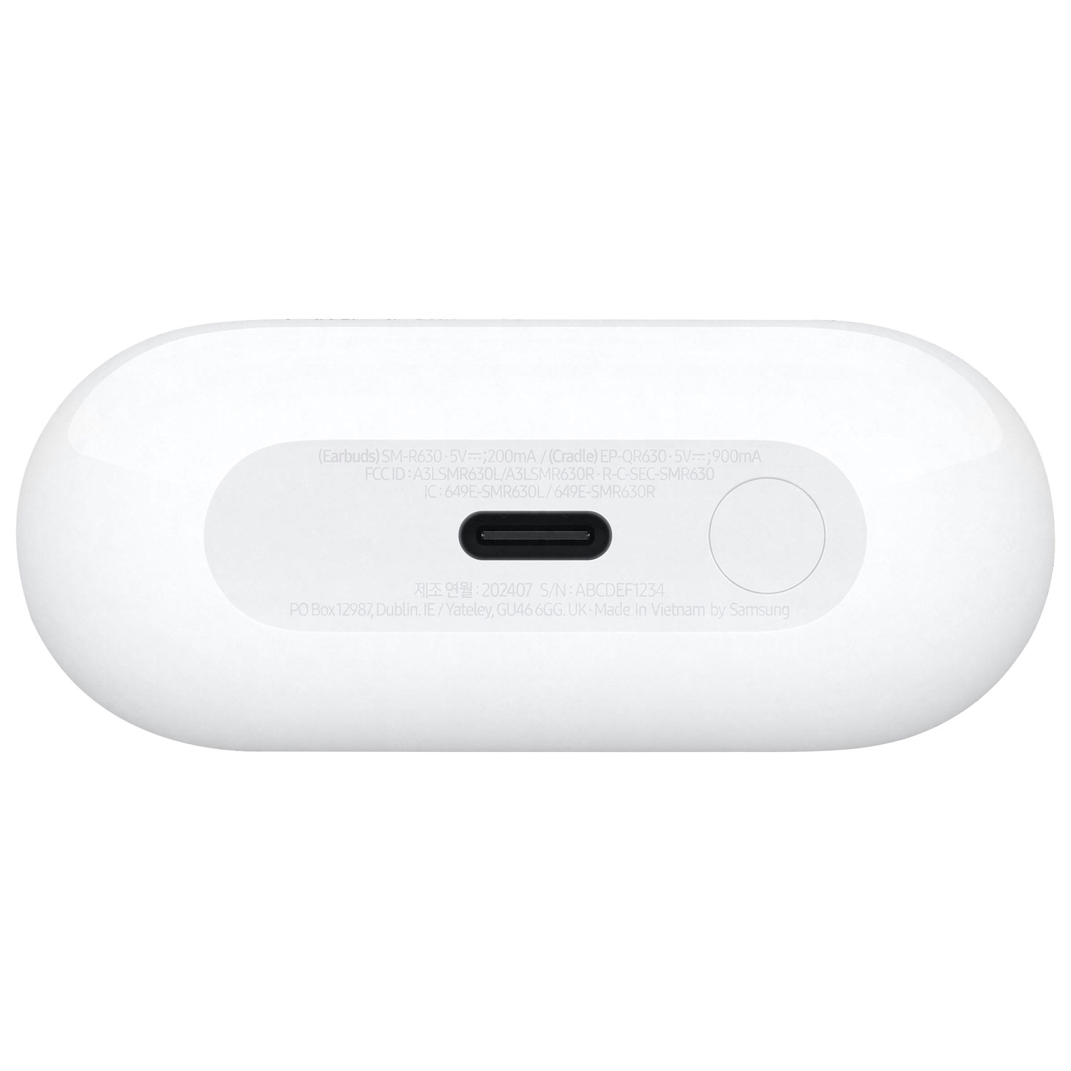 Écouteurs boutons 100 % sans fil à suppression du bruit Galaxy Buds3 Pro de Samsung - Blanc