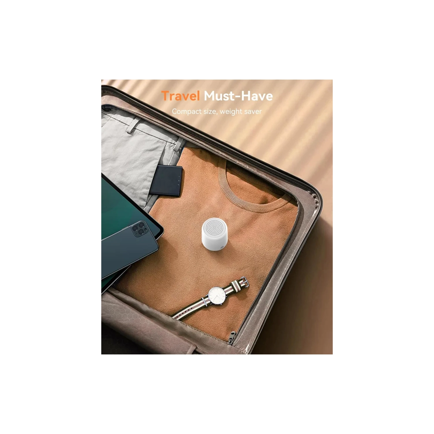 Dreamegg White Noise Machine – Portable Sound Machine for Baby and Adult, Travel-Friendly, 16 Soothing Sounds, Rechargeable, Mini Sound Machine for