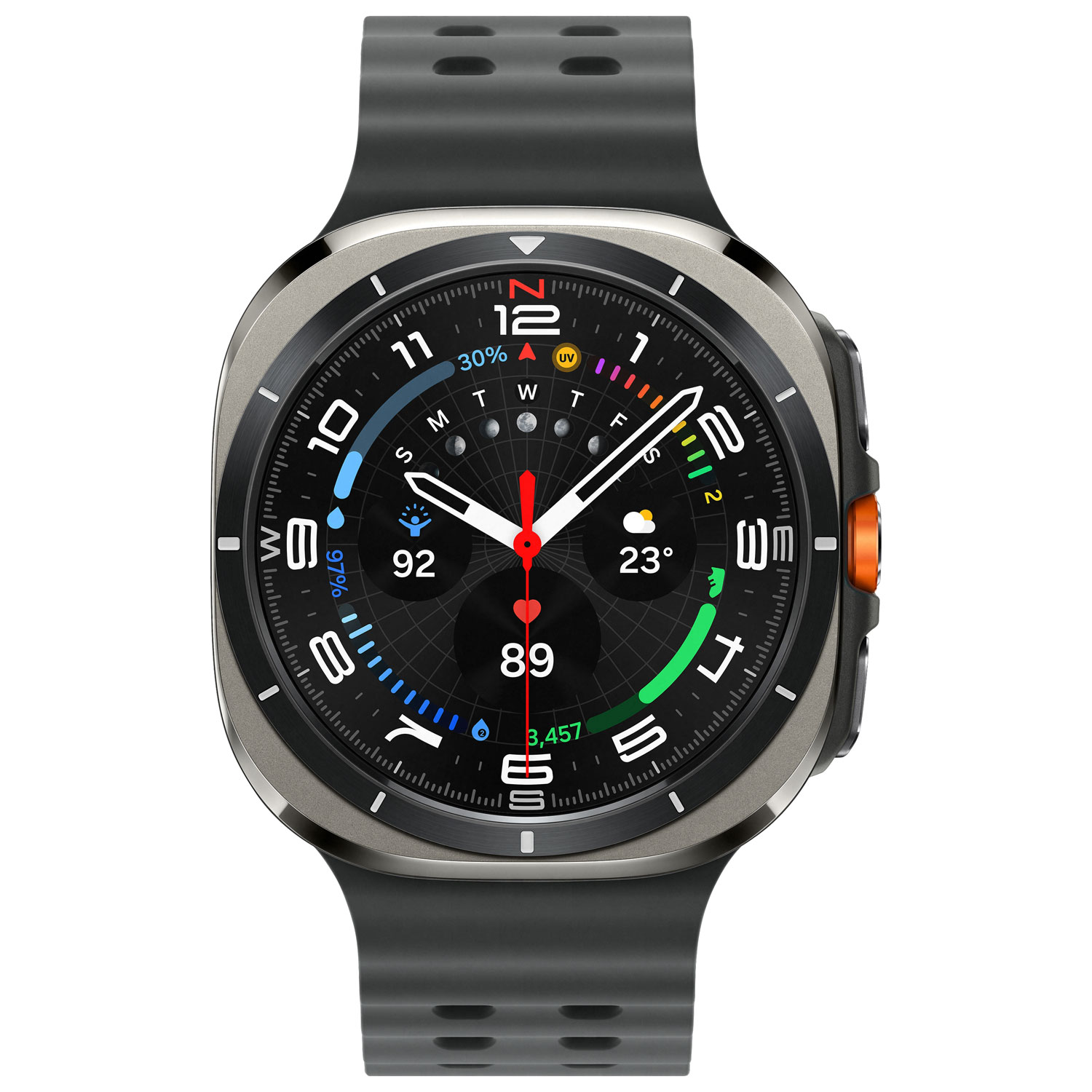 Samsung Galaxy Watch Ultra 47mm LTE Smartwatch Titanium Silver Dark Grey Best Buy Canada