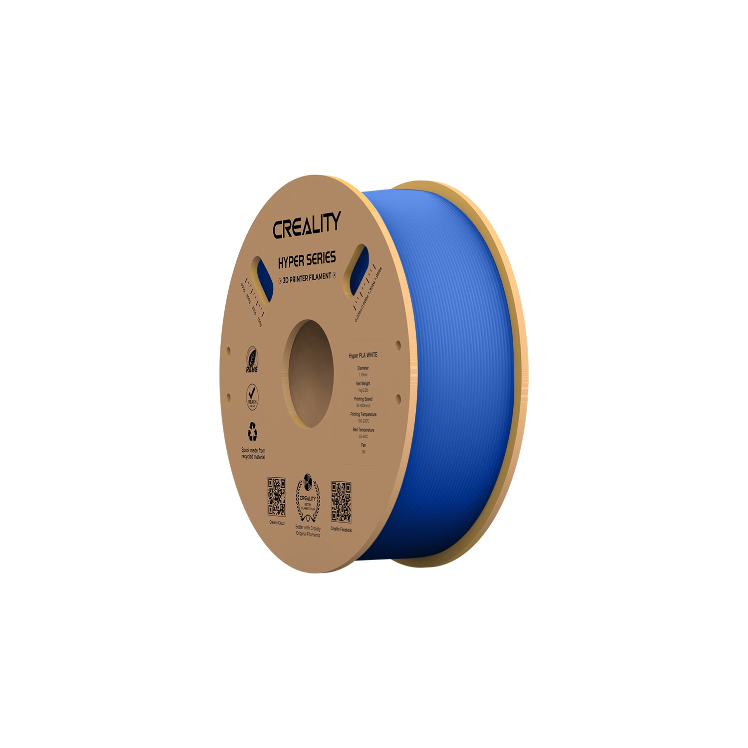 Creality Hyper Series PLA 3D Printing Filament 1kg Blue