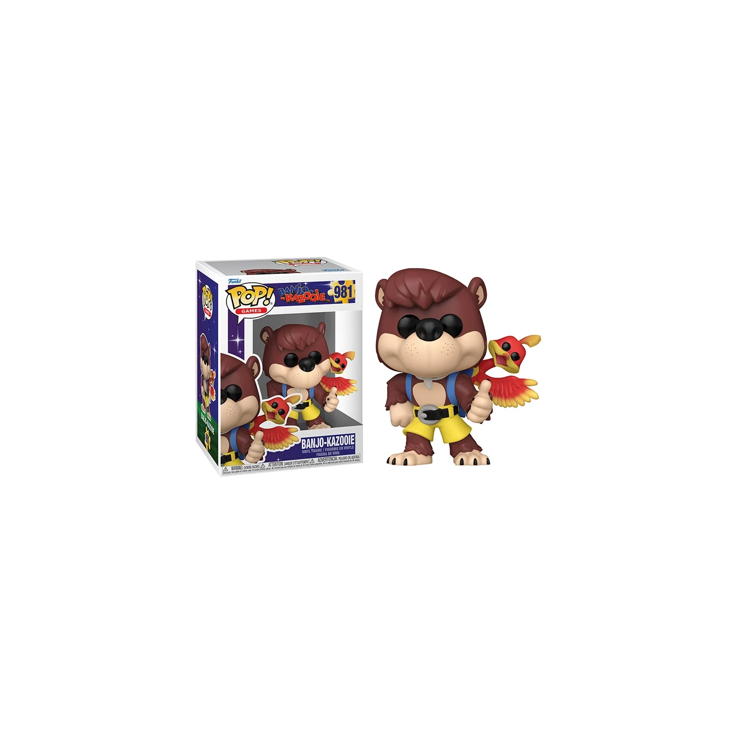 Funko Pop! Games Banjo-Kazooie Vinyl Figure Banjo & Kazooie #981