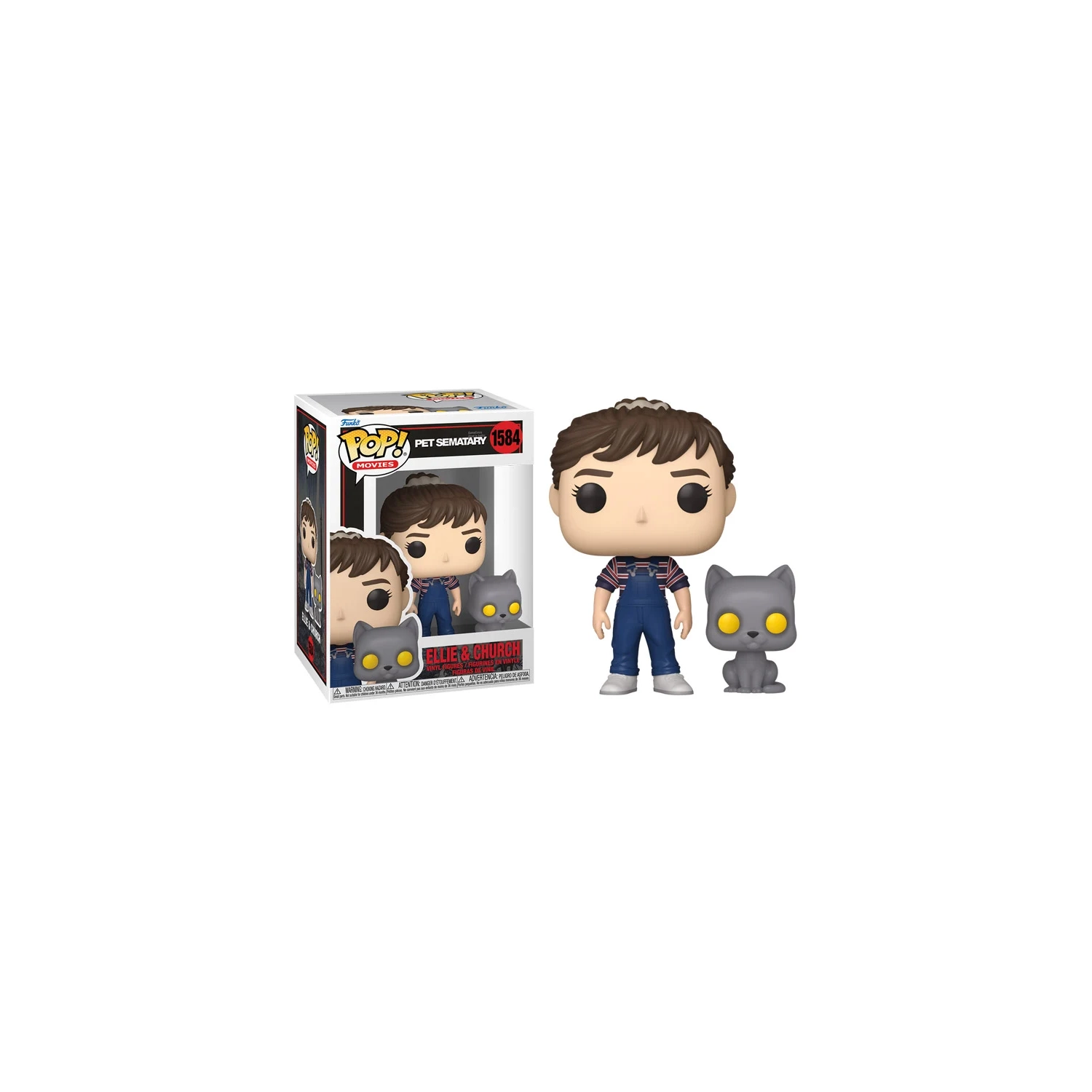 Figurine Pop! De Funko Movies Pet Sematary en vinyle - figurine Ellie et Church n° 1584