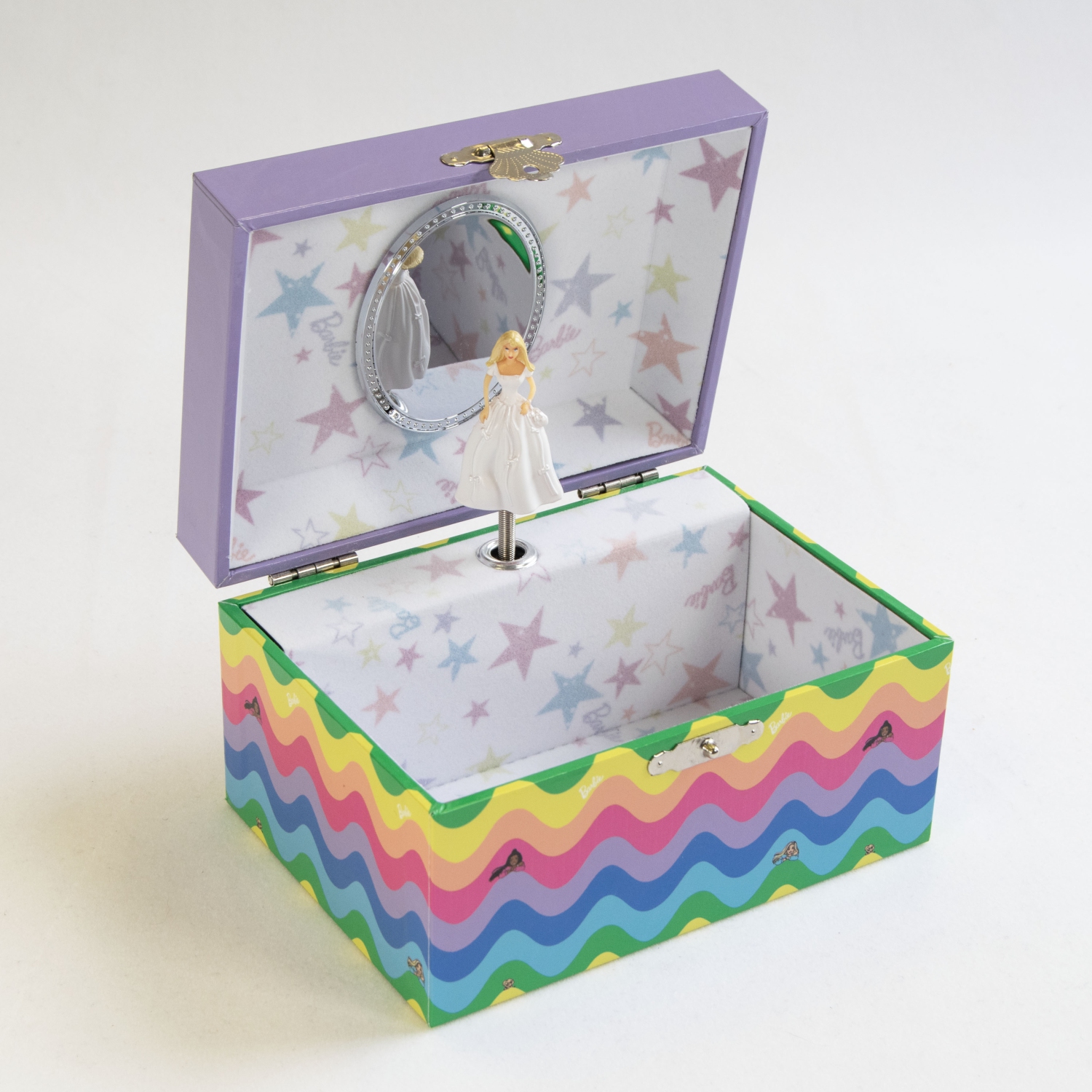 Coffret à bijoux musical Barbie Rainbow Ballerina de Gunther Mele et Co