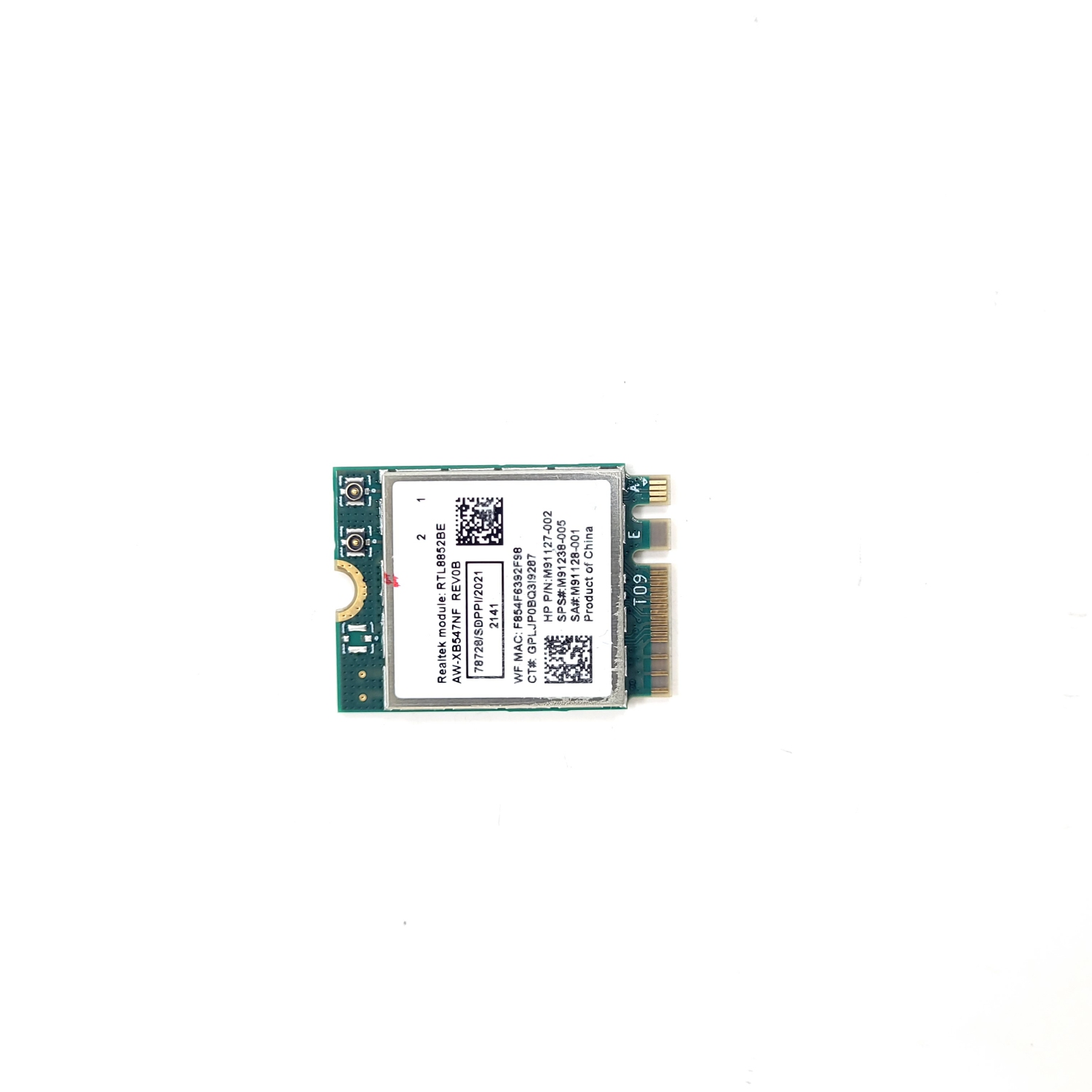 Refurbished HP WLAN Realtek CAVA2 ax 2x2 M91238-005
