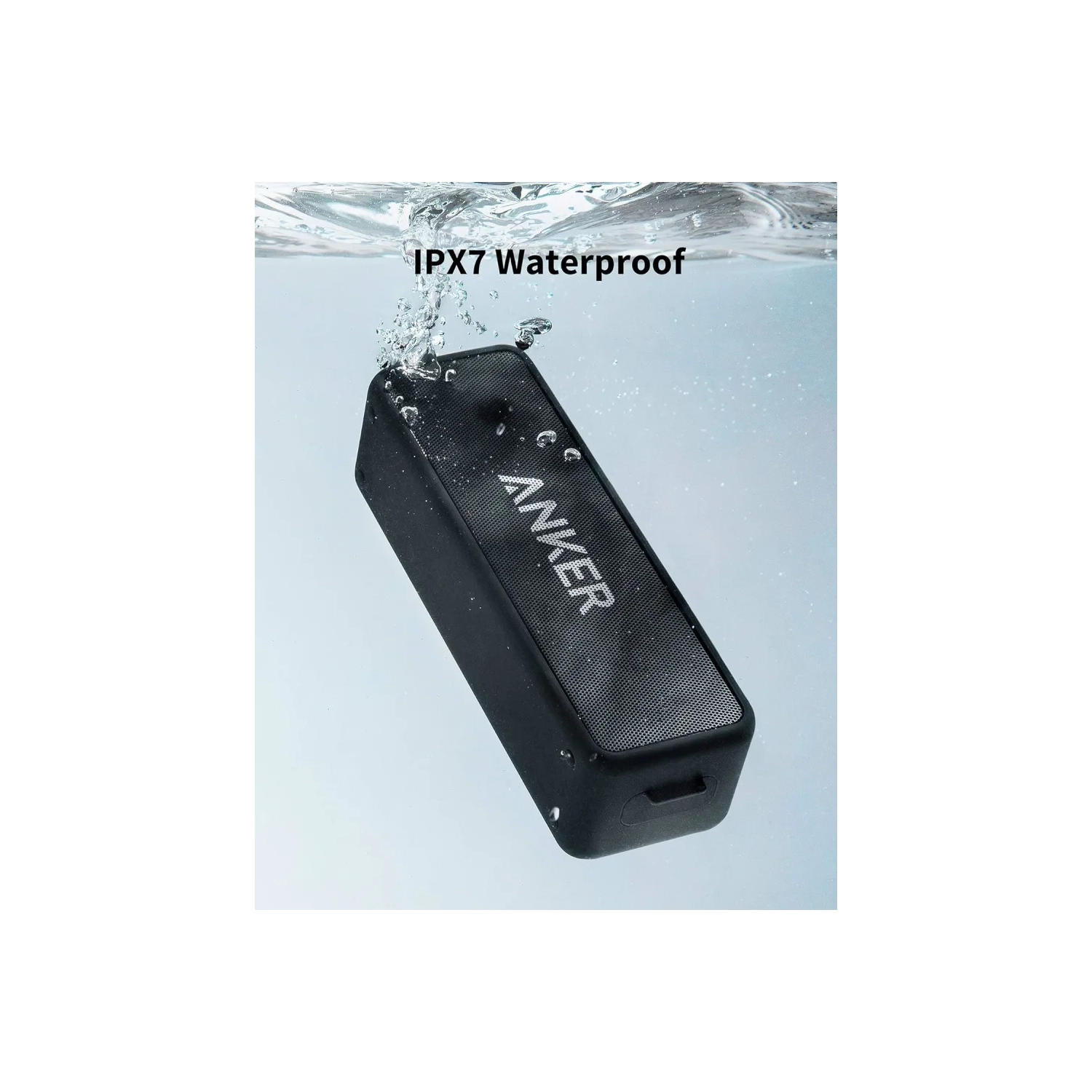 Haut-parleur Bluetooth portatif Soundcore 2 d'Anker - son stéréo 12 W, Bluetooth 5, BassUp, étanche IPX7, temps de jeu de 24 heures jumelage