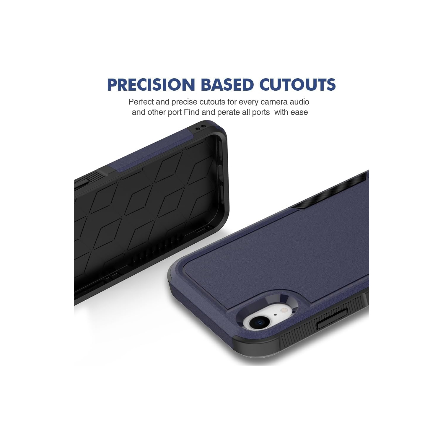 XCRS Apple iPhone XR Case Dual Layered Comm Rugged, Heavy Duty, Tuff Cover