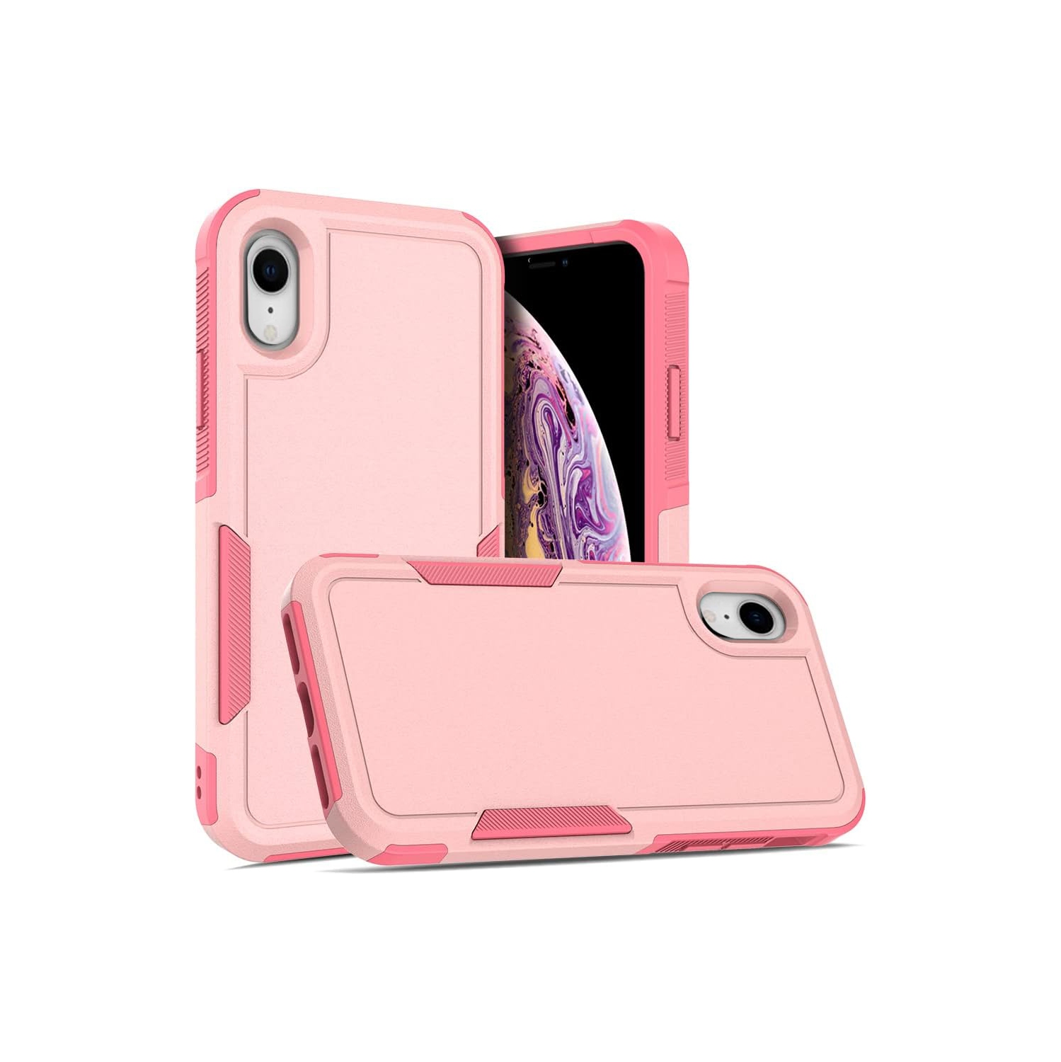 XCRS Apple iPhone XR Case Dual Layered Comm Rugged, Heavy Duty, Tuff Cover