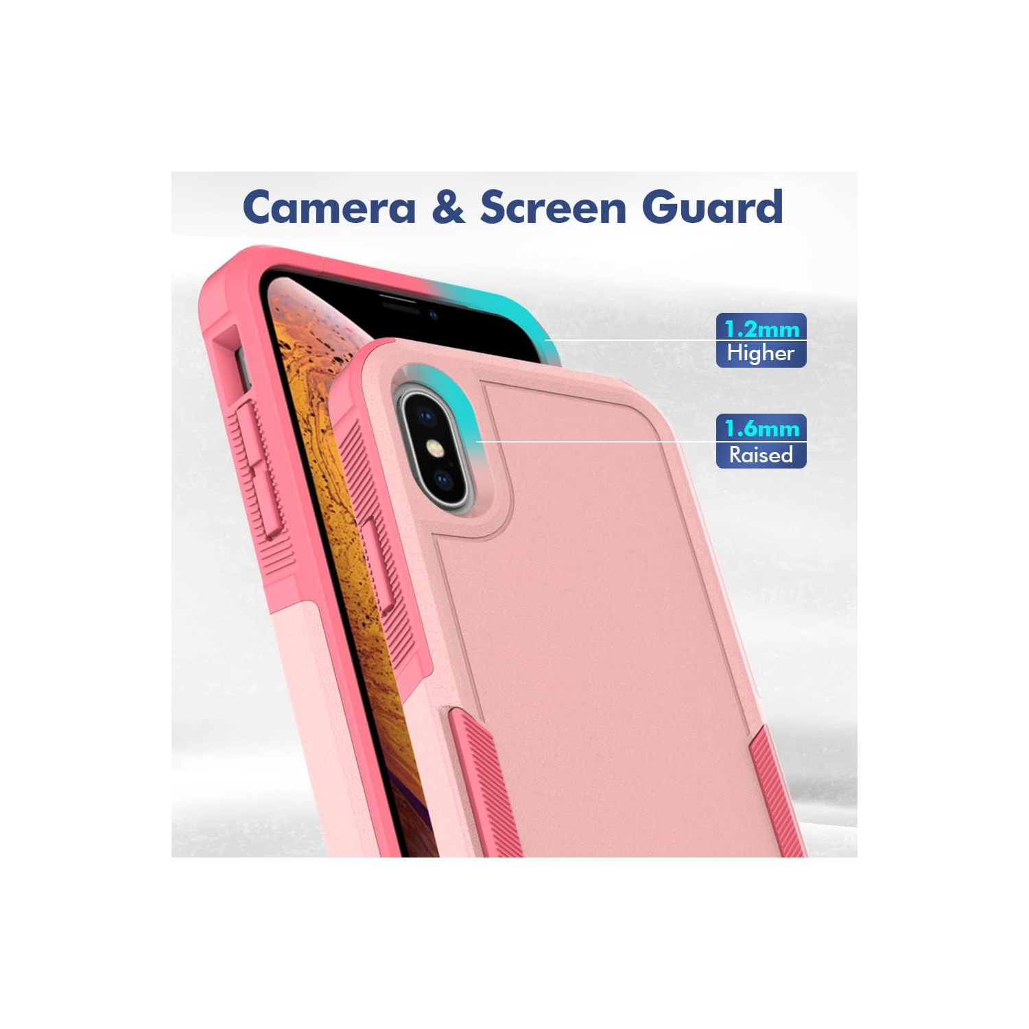 XCRS Apple iPhone XR Case Dual Layered Comm Rugged, Heavy Duty, Tuff Cover