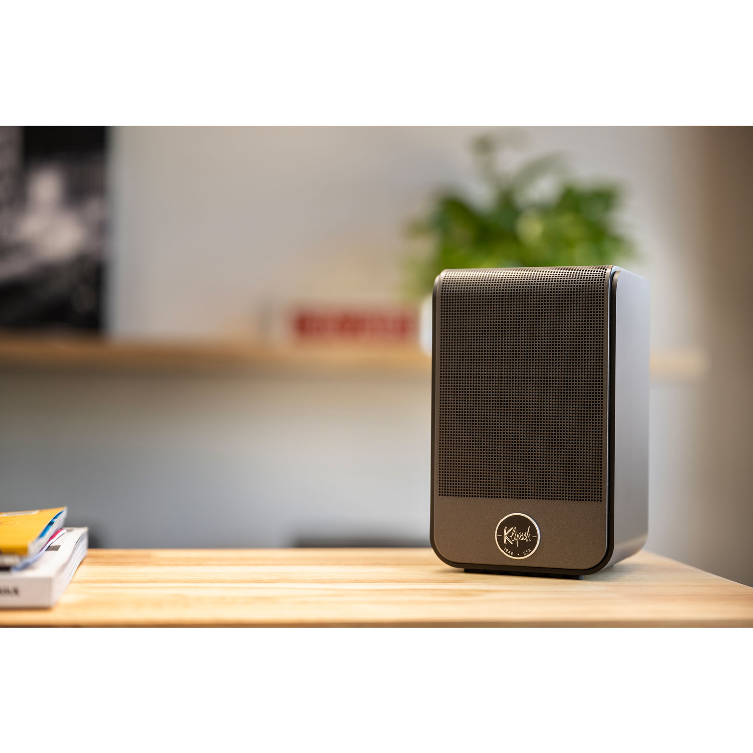 Haut-parleur d'étagère de 50 W Flexus Surround 100 de Klipsch - Paire - vinyle ébène