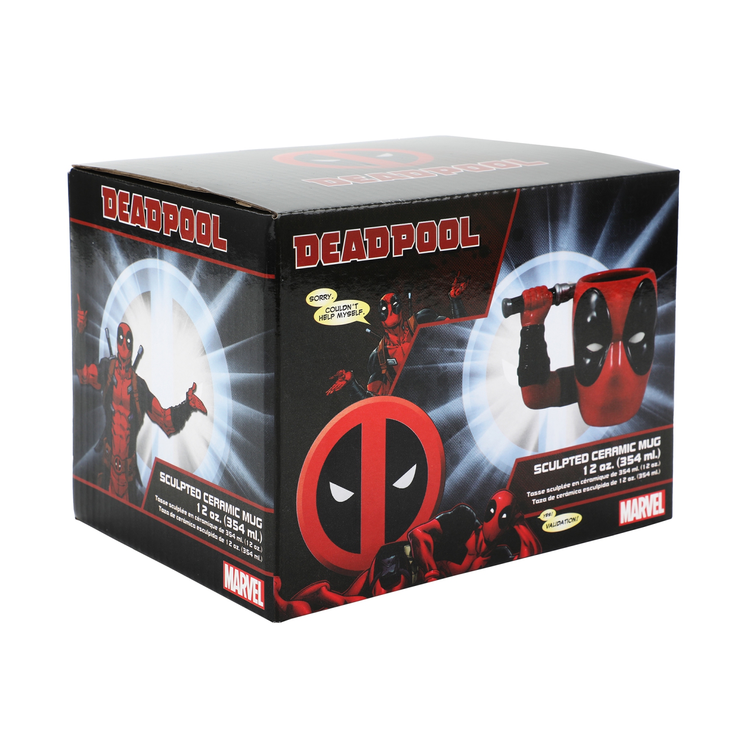 Deadpool avec tasse en céramique sculptée Katana 18&nbsp;oz