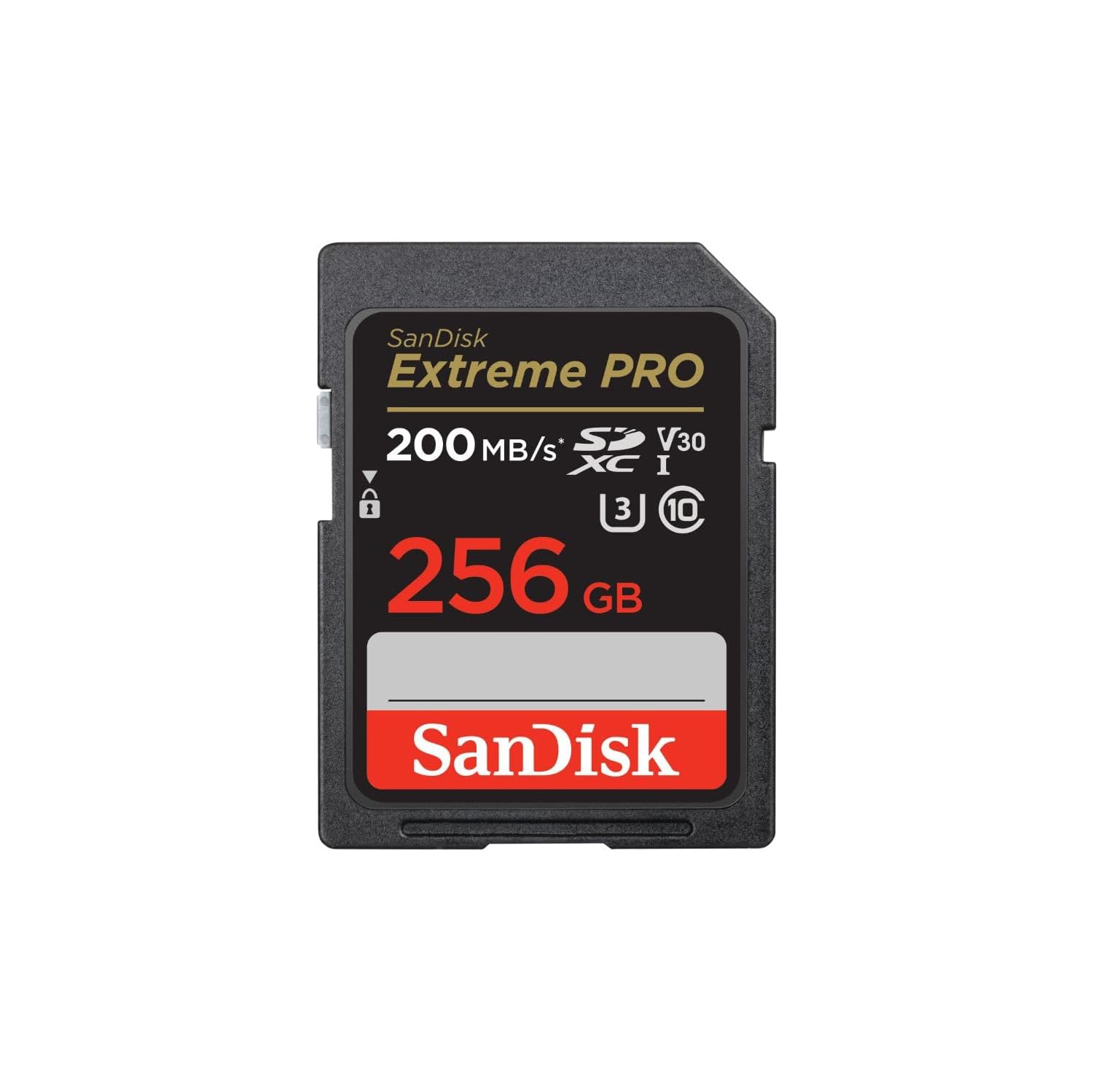 Carte mémoire SDXC UHS-I 256&nbsp;Go Extreme PRO de SanDisk - C10 Go, U3 Go, V30 Go, UHD 4K, carte SD - SDSDXXD-256G-GN4IN