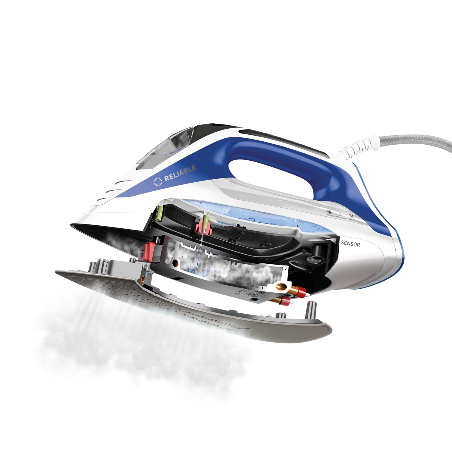 Velocity Sensor Compact Vapor Generator Steam Iron