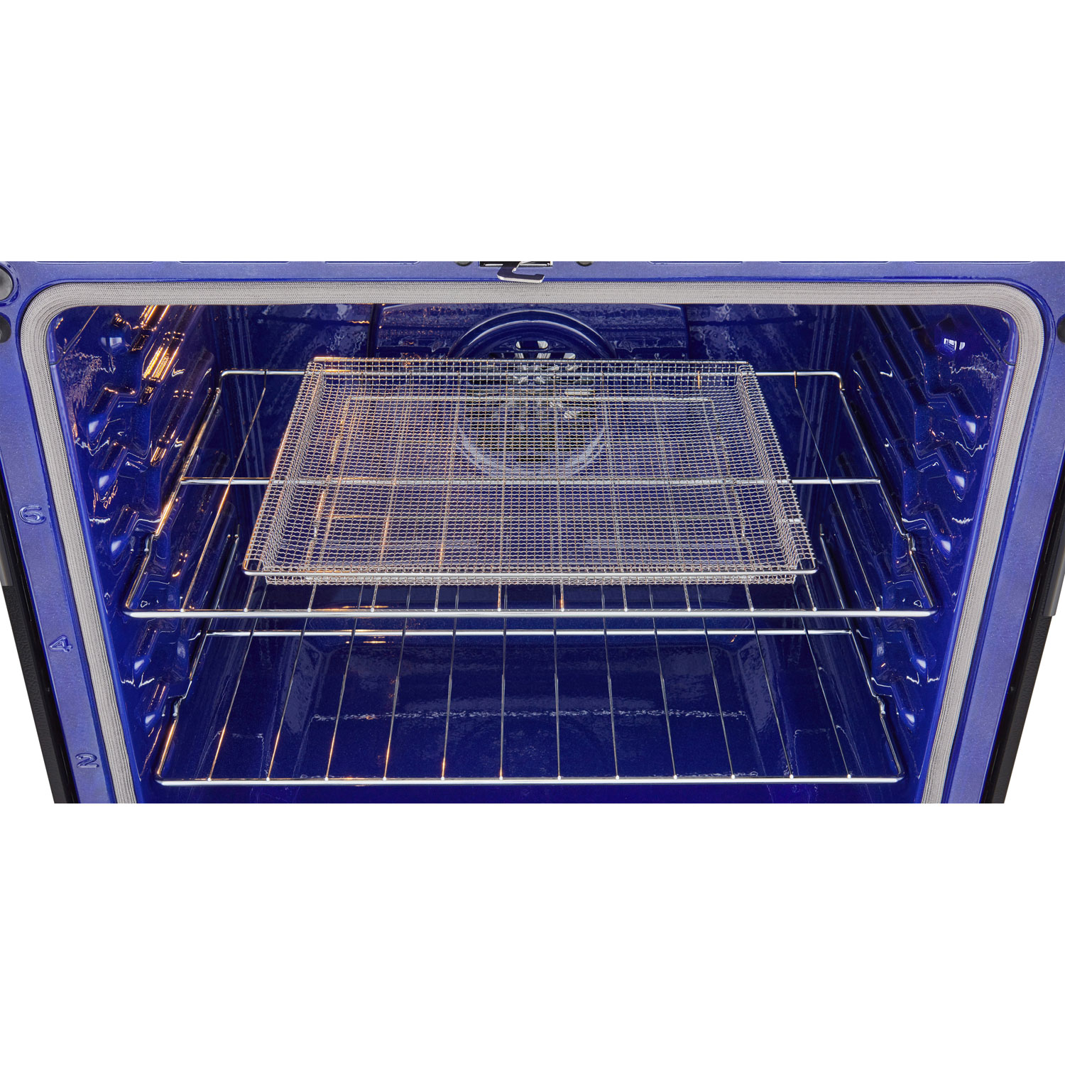 Cuisinière à induction intelligente encastrable avec convection véritable et friture à l'air 6,3 pi³ 30 po de LG - Inox