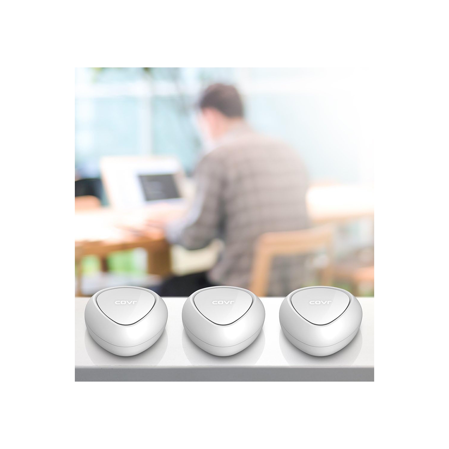 Brand New- D-Link COVR Dual Band AC1200 Whole Home Mesh Wi-Fi System 3pk - COVR-C1213