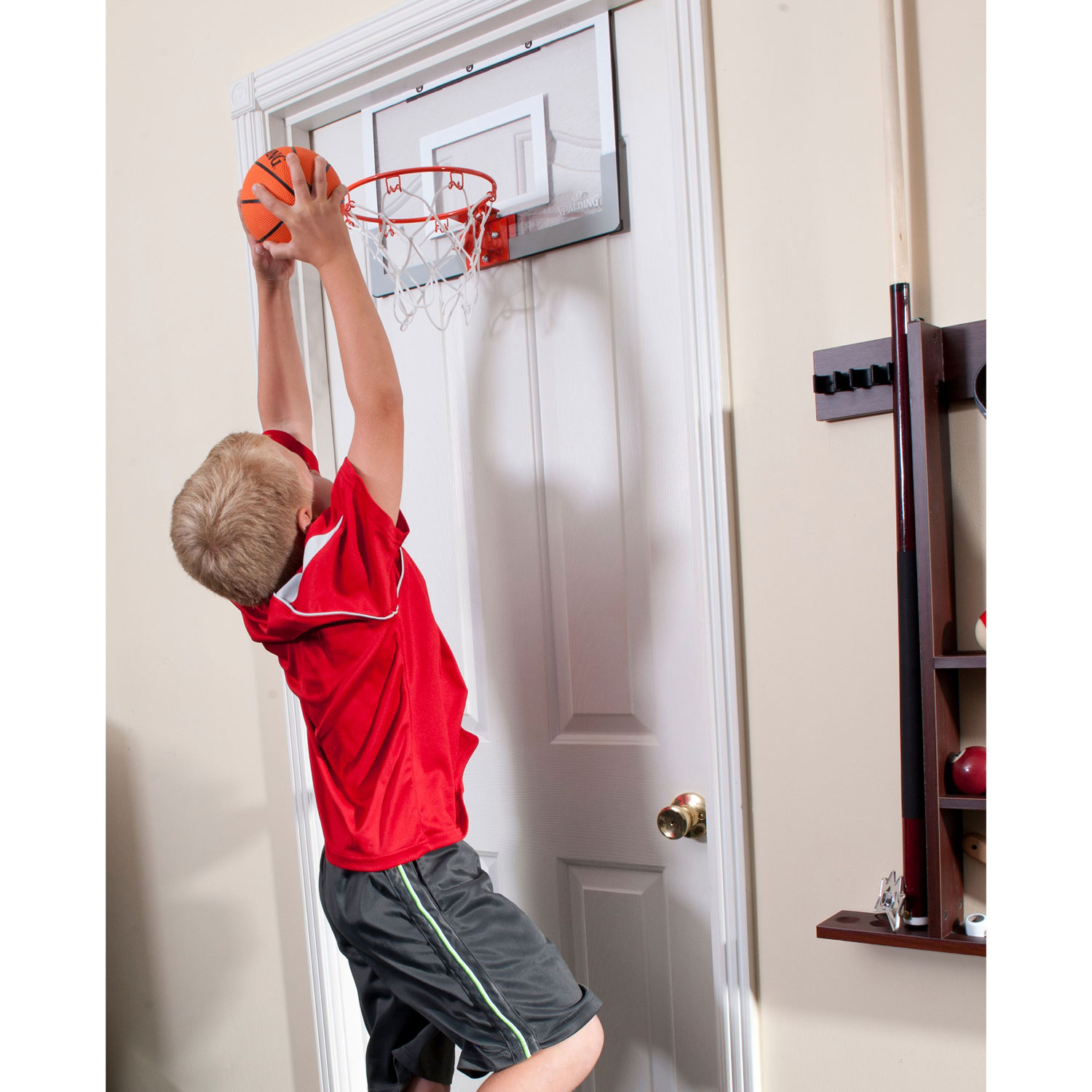 Spalding Slam Jam Over Door Basketball Hoop