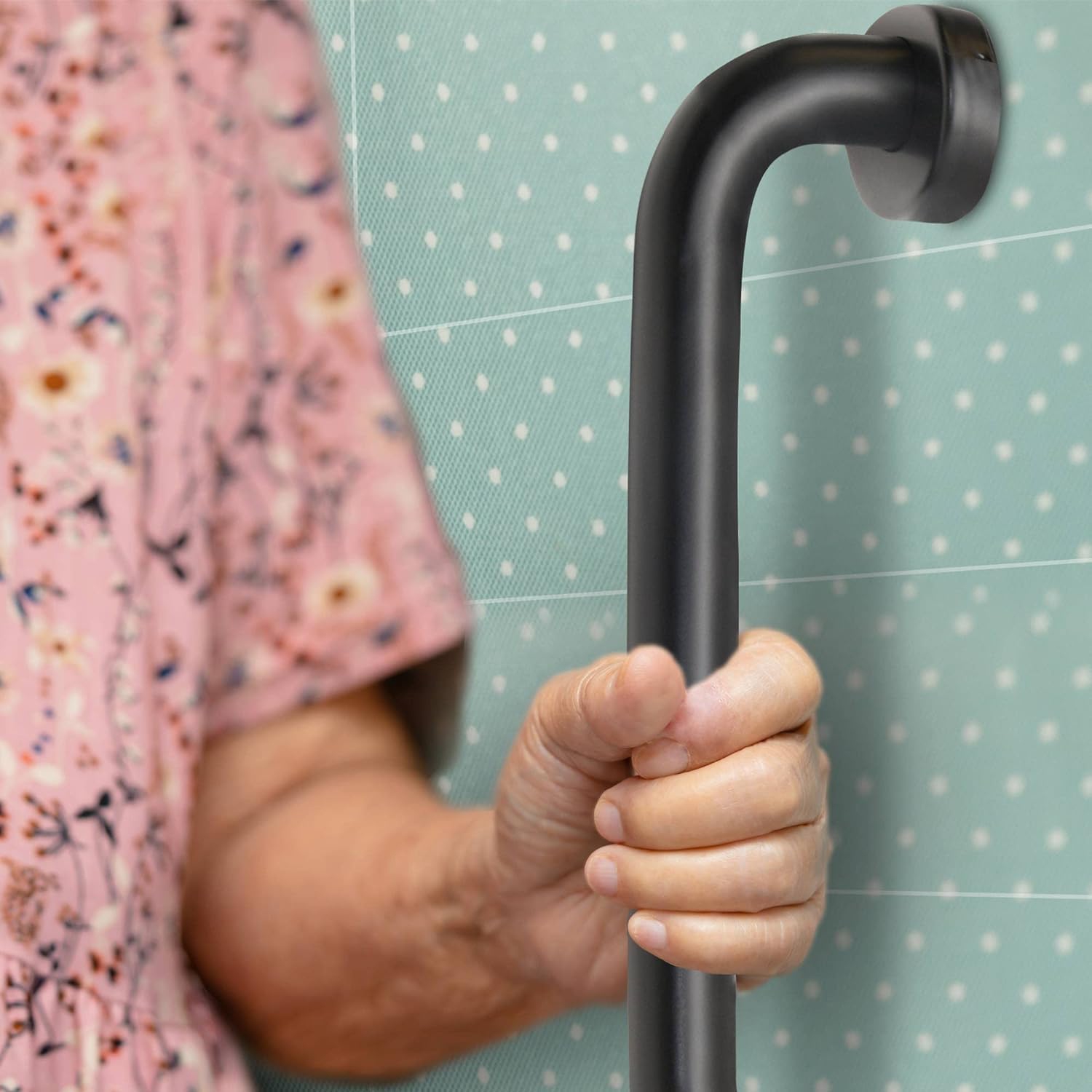 Pluviah – barre d’appui pour salle de bain pour aînés, rail pour douche, toilettes, baignoire, handicap, personnes âgées, blessure, enfant, poignée