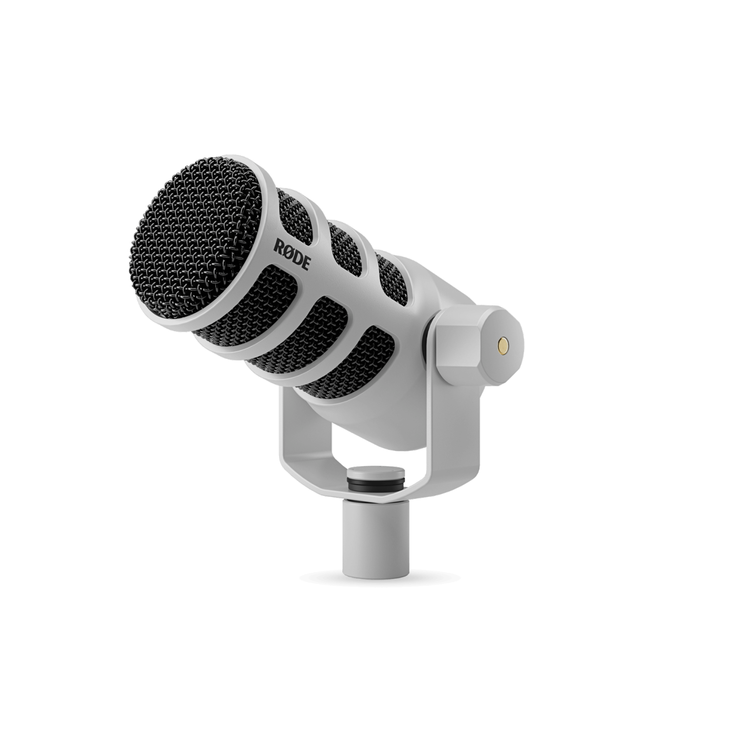 Microphone dynamique POUR baladoémissions PodMic de RODE - Blanc