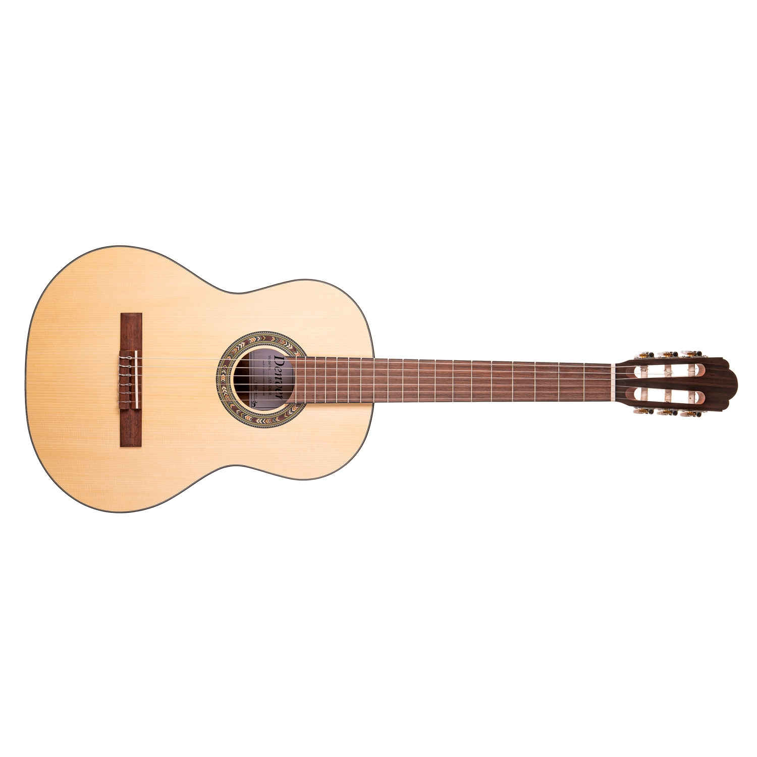 Denver Classical Solid Spruce Nylon String Guitar