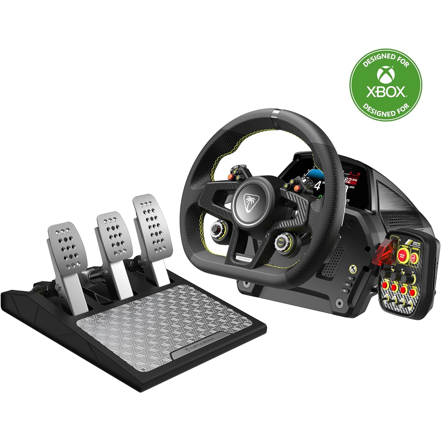 Turtle Beach VelocityOne Race Wheel & Pedal System Licensed for Xbox Series X|S, Xbox One, Windows 10 & 11 PCs