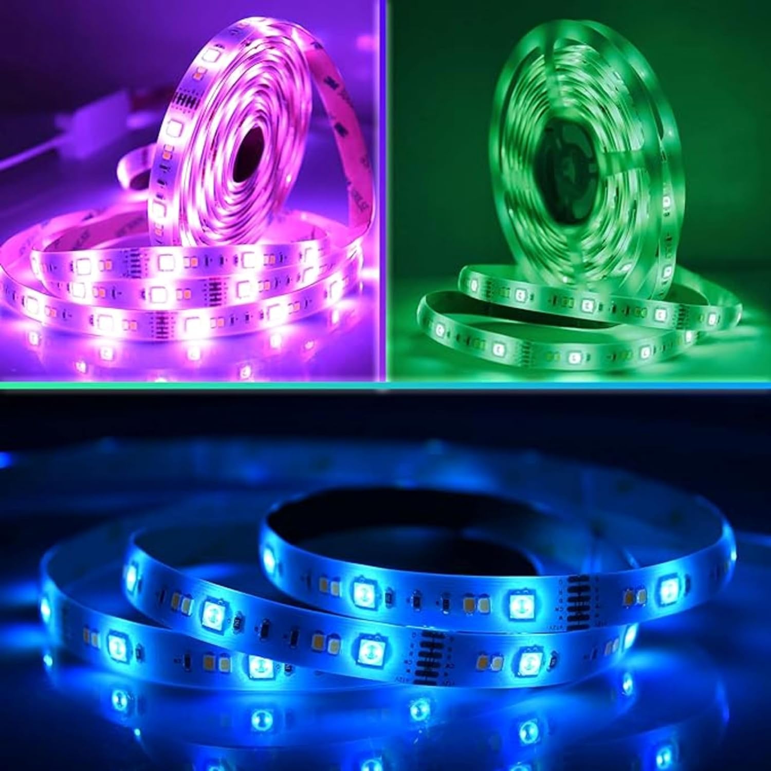 Lloyd's Smart LED Strip Lights - 5 Meter, WiFi, Colour Changing Indoor RGB Light, Compatible with Alexa and Google, Remote Controlled, Strip Lights