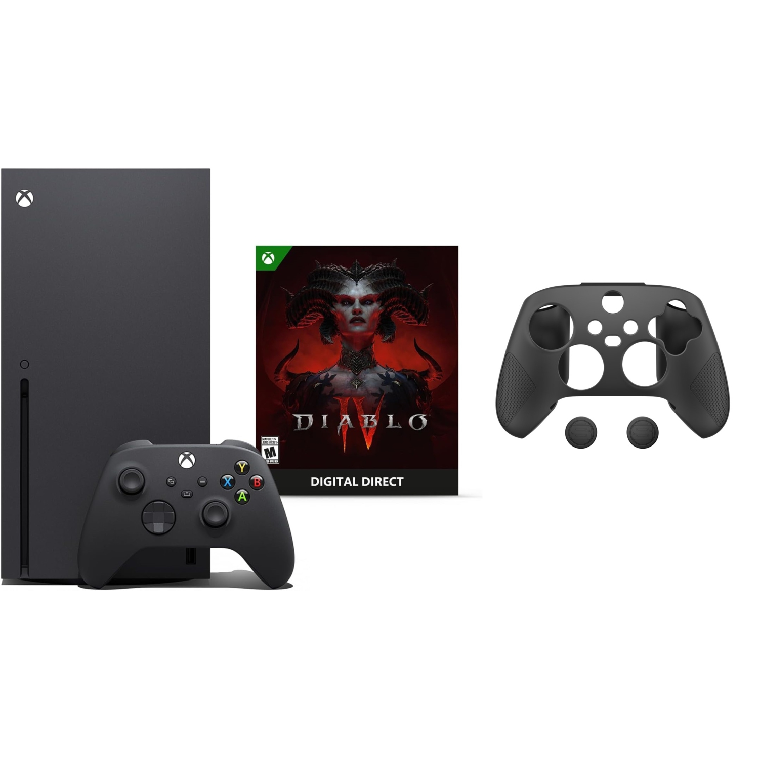 Xbox Series X 1TB Diablo Console with Controller Grip Pack