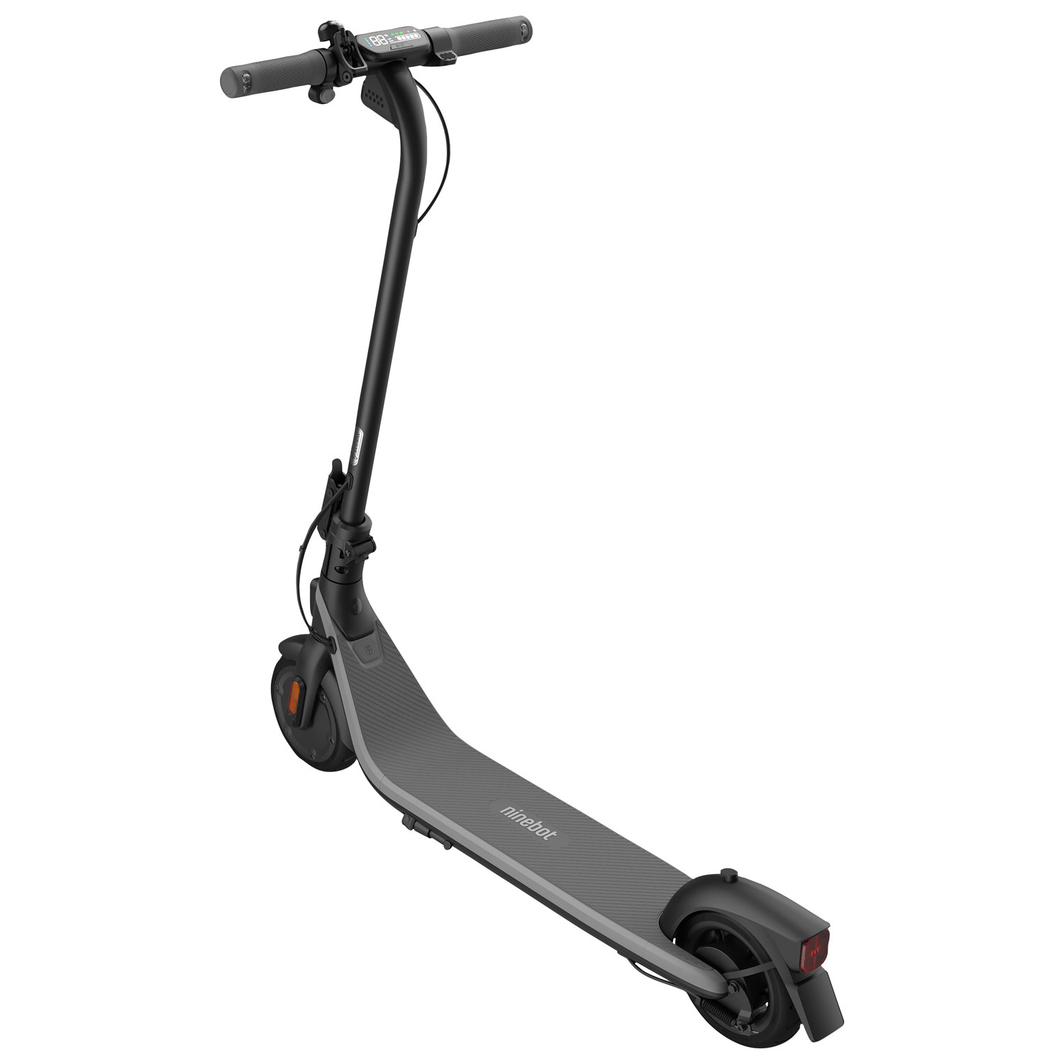 Boîte ouverte - Trottinette électrique Ninebot KickScooter E2 pour adolescents de Segway - Gris foncé