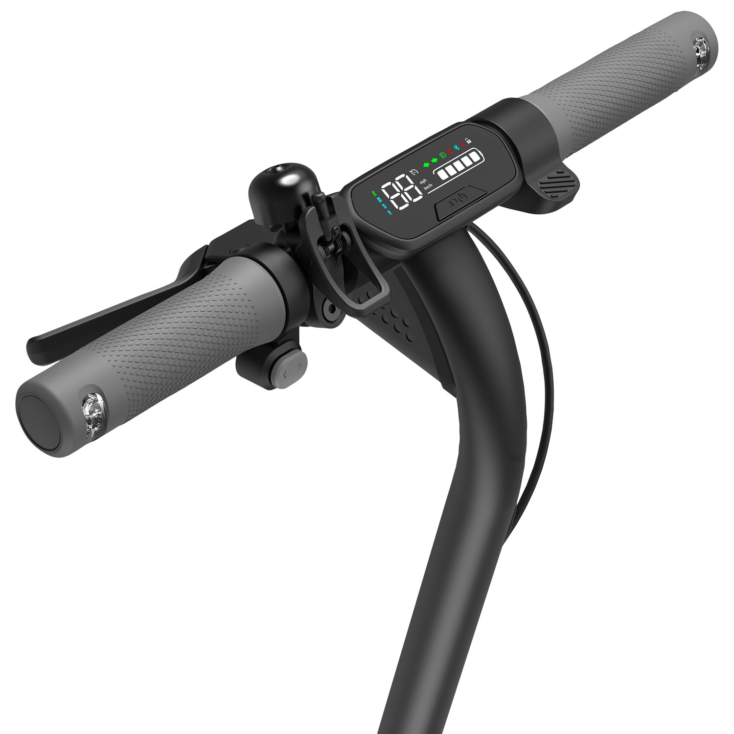 Boîte ouverte - Trottinette électrique Ninebot KickScooter E2 pour adolescents de Segway - Gris foncé