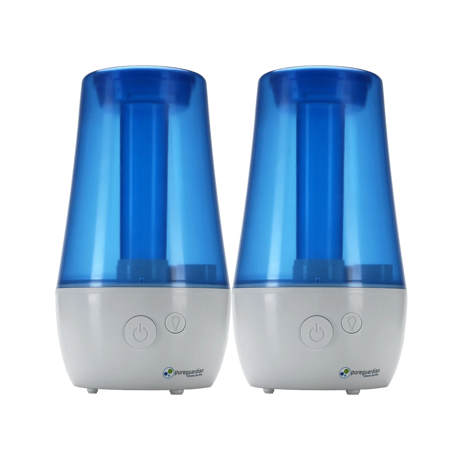 PureGuardian 3.79 L 70-Hour Ultrasonic Cool Mist Table Top Humidifier with Aroma tray, 2-pack