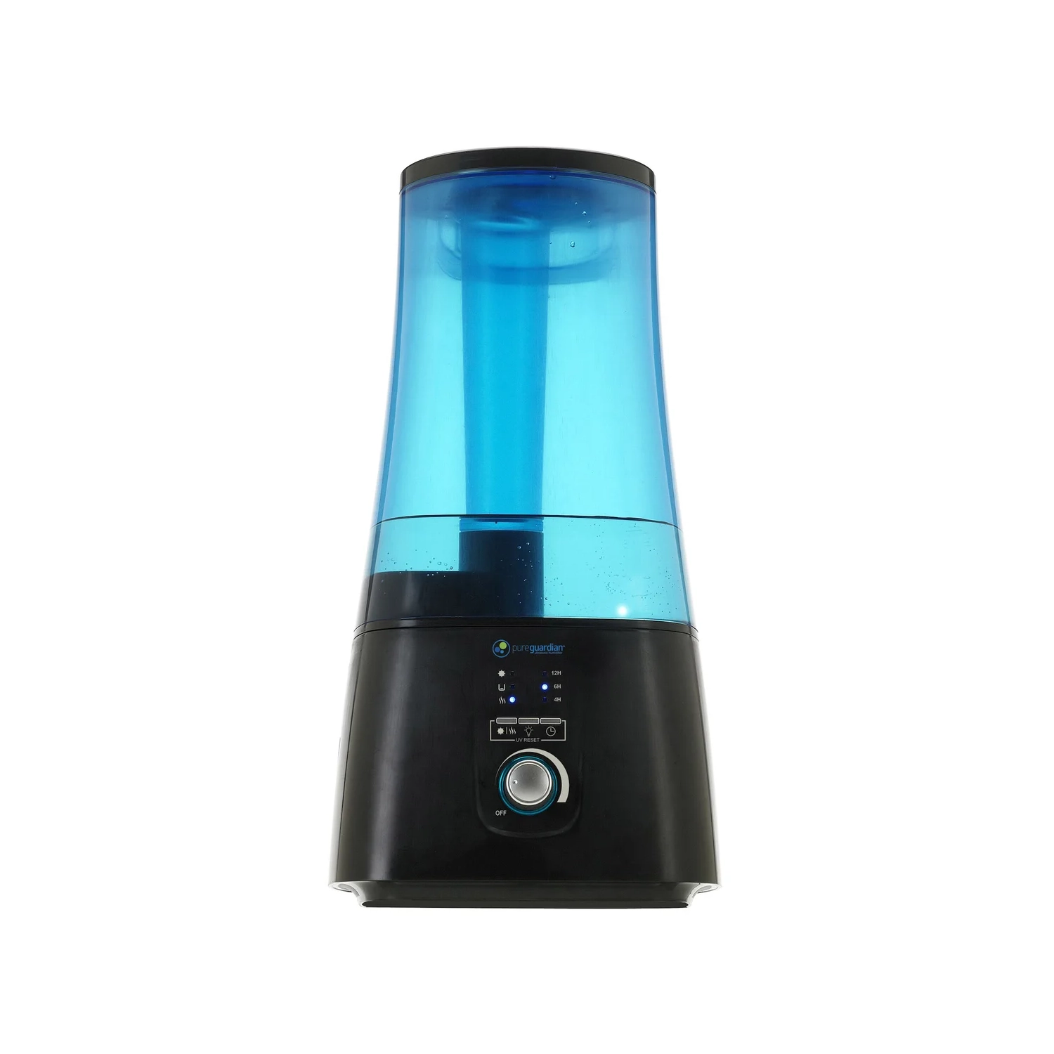Humidificateur à vapeur chaude et froide de 100 heures de PureGuardian avec plateau d'aromathérapie