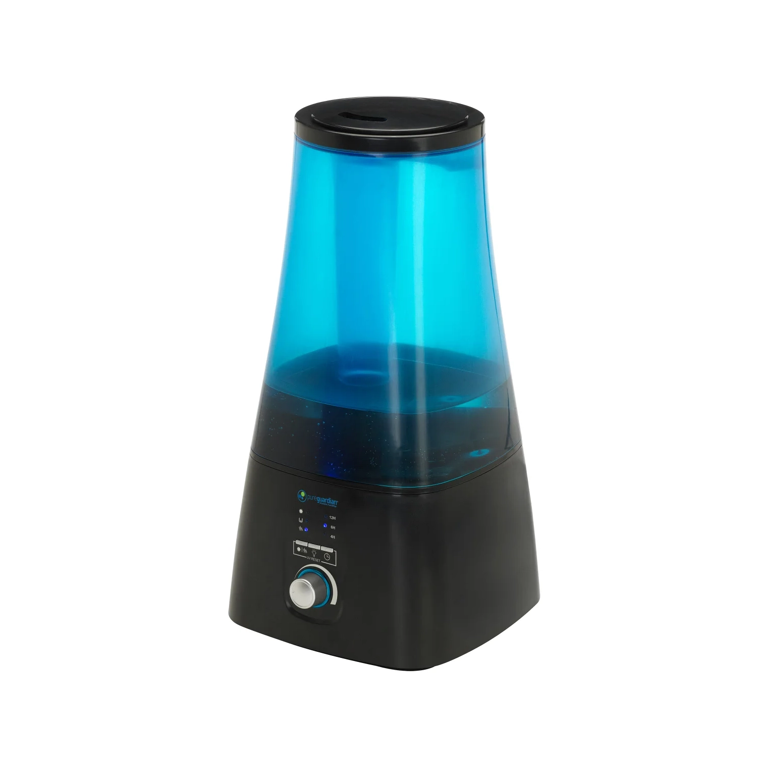 Humidificateur à vapeur chaude et froide de 100 heures de PureGuardian avec plateau d'aromathérapie