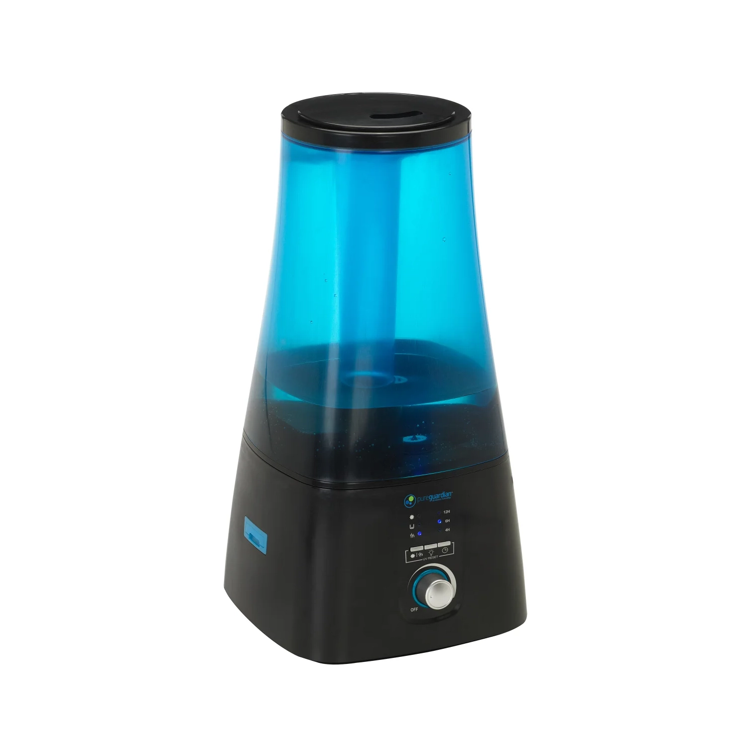 Humidificateur à vapeur chaude et froide de 100 heures de PureGuardian avec plateau d'aromathérapie