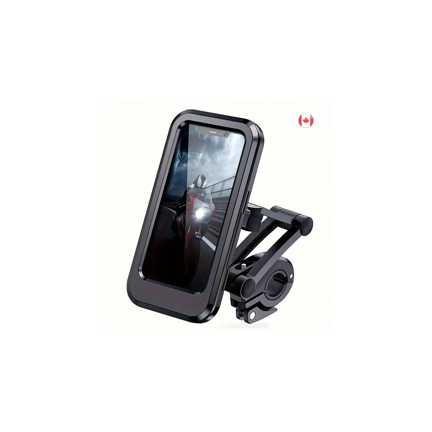 Support de téléphone étanche pour moto - pivotant à 360°, support universel pour vélo/GPS avec verrou sécurisé - parfait pour une navigation fluide