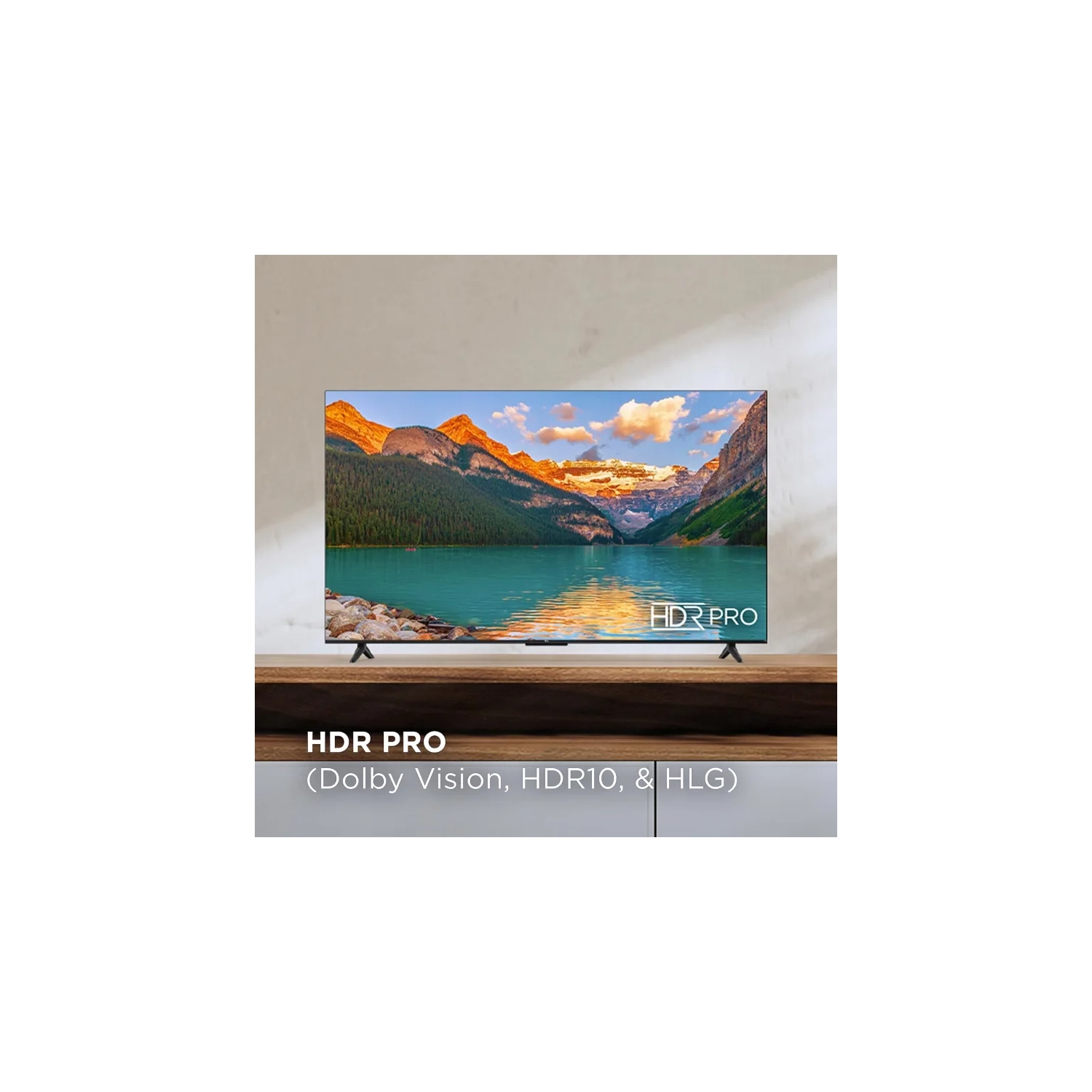 Téléviseur intelligent DEL S4 4K de 55 po de TCL avec Fire TV - Dolby Vision HDR, Dolby Atmos, Alexa intégré, AirPlay d'Apple, Noir