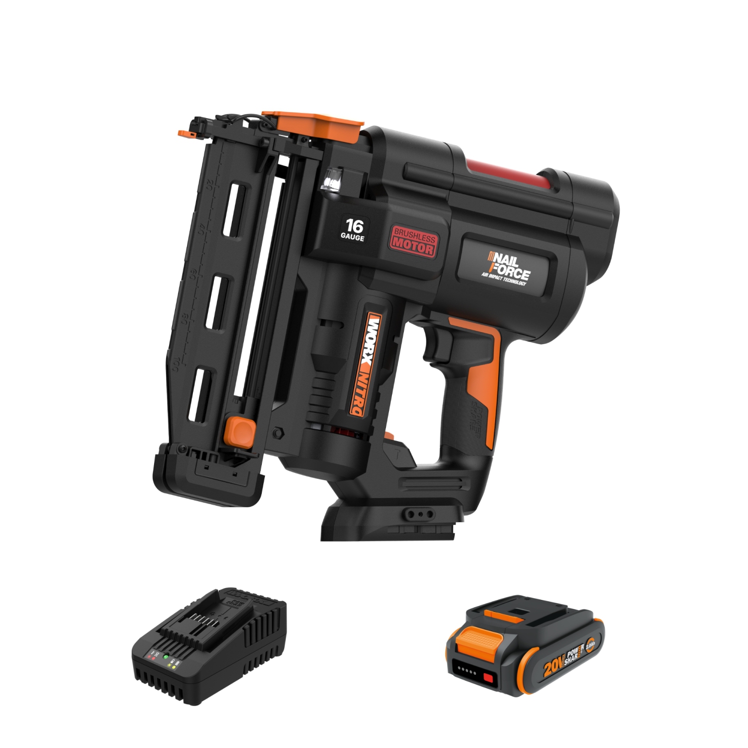 Worx WX841L Nitro 16GA Nail Gun