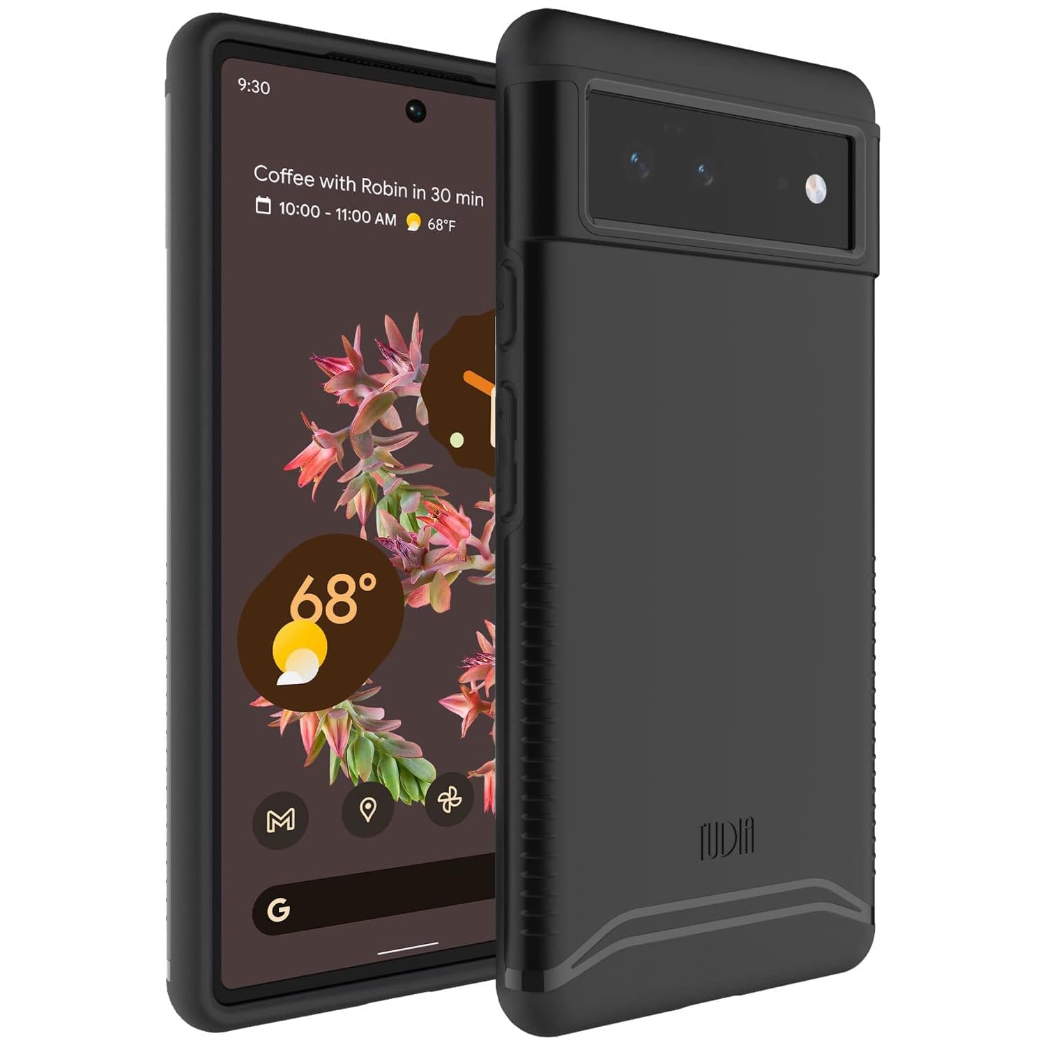 TUDIA Merge Google Pixel 6 Case Dual Layer - Matte Black