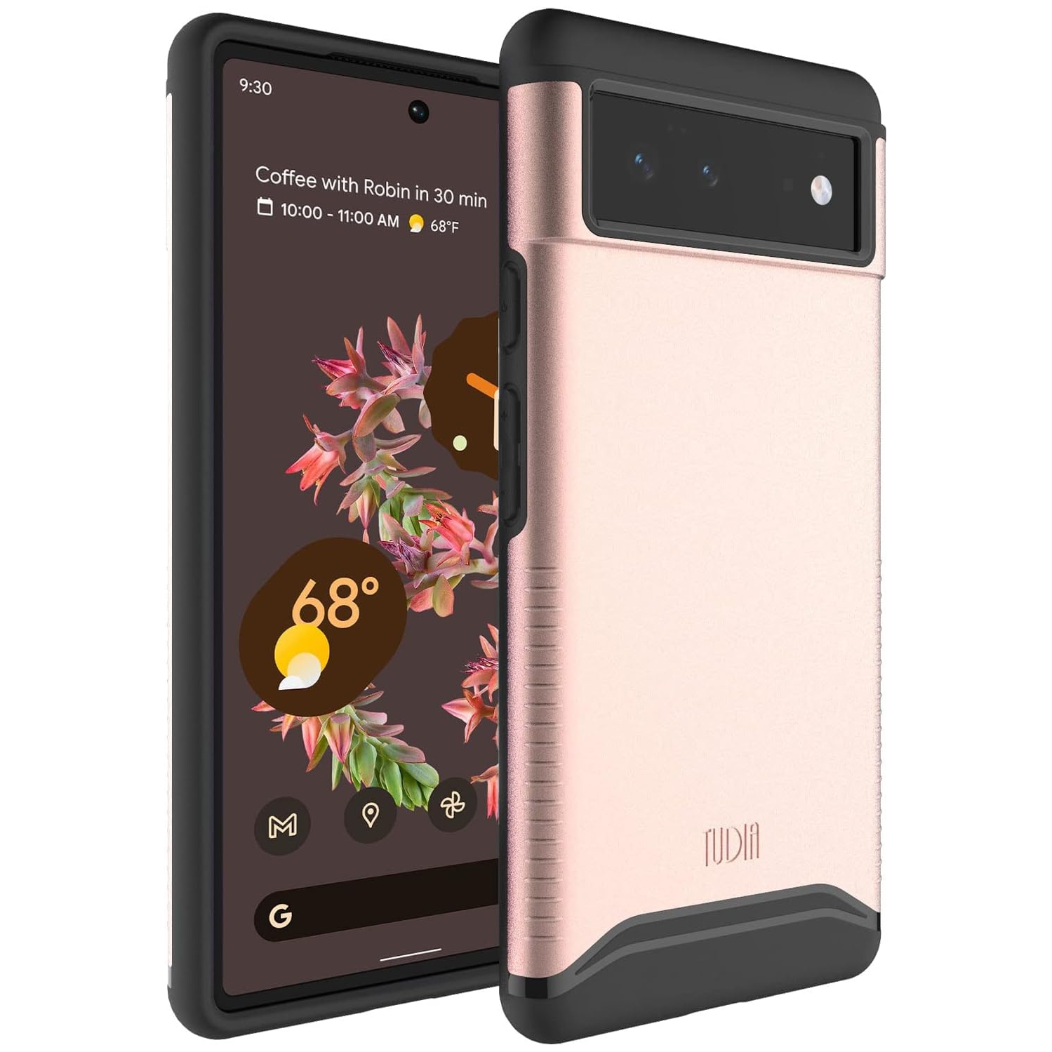 TUDIA Merge Google Pixel 6 Case Dual Layer - Rose Gold