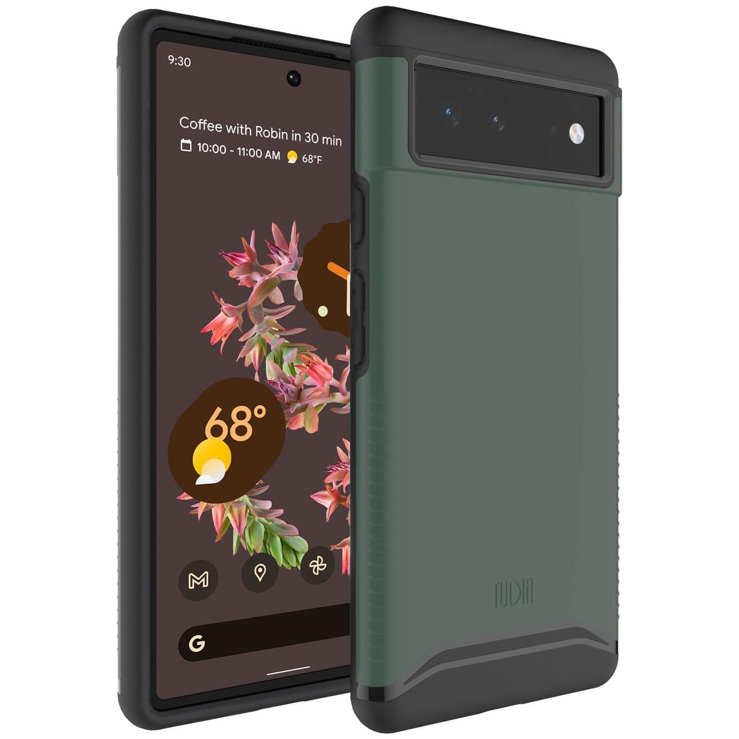 TUDIA Merge Google Pixel 6 Case Dual Layer - Hunter Green