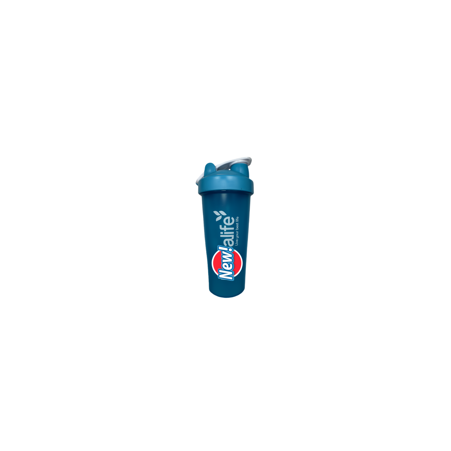 Bouteille mélangeuse portative 600&nbsp;ml bleue New Life