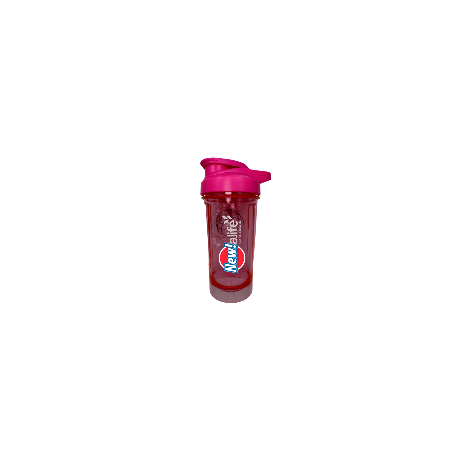 New life Portable Shaker Bottle Pink 400ml