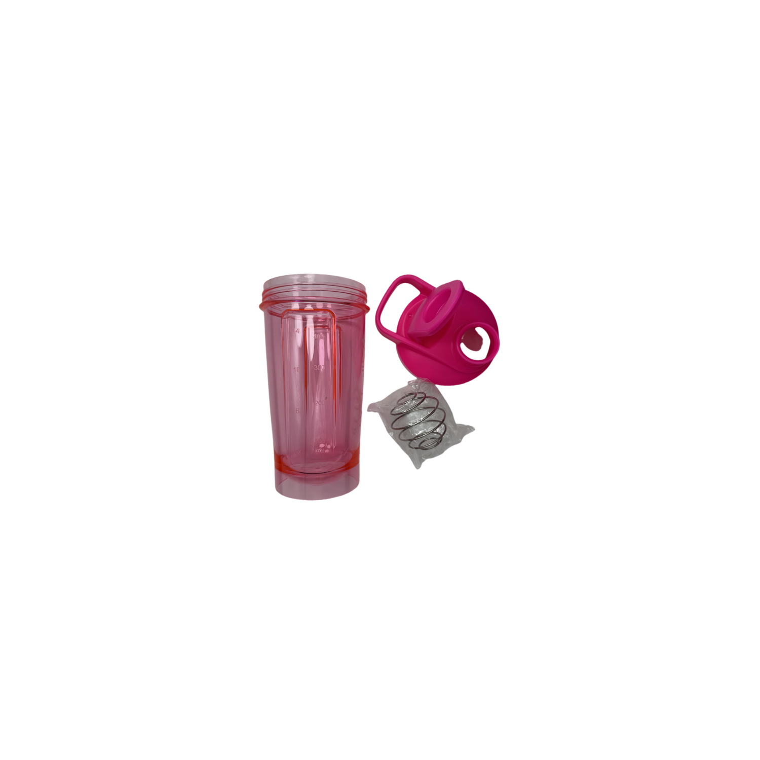 New life Portable Shaker Bottle Pink 400ml