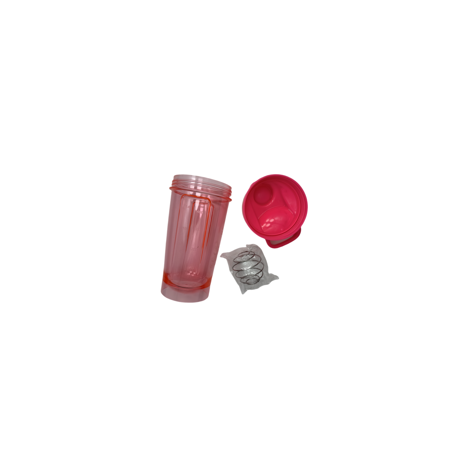 New life Portable Shaker Bottle Pink 400ml