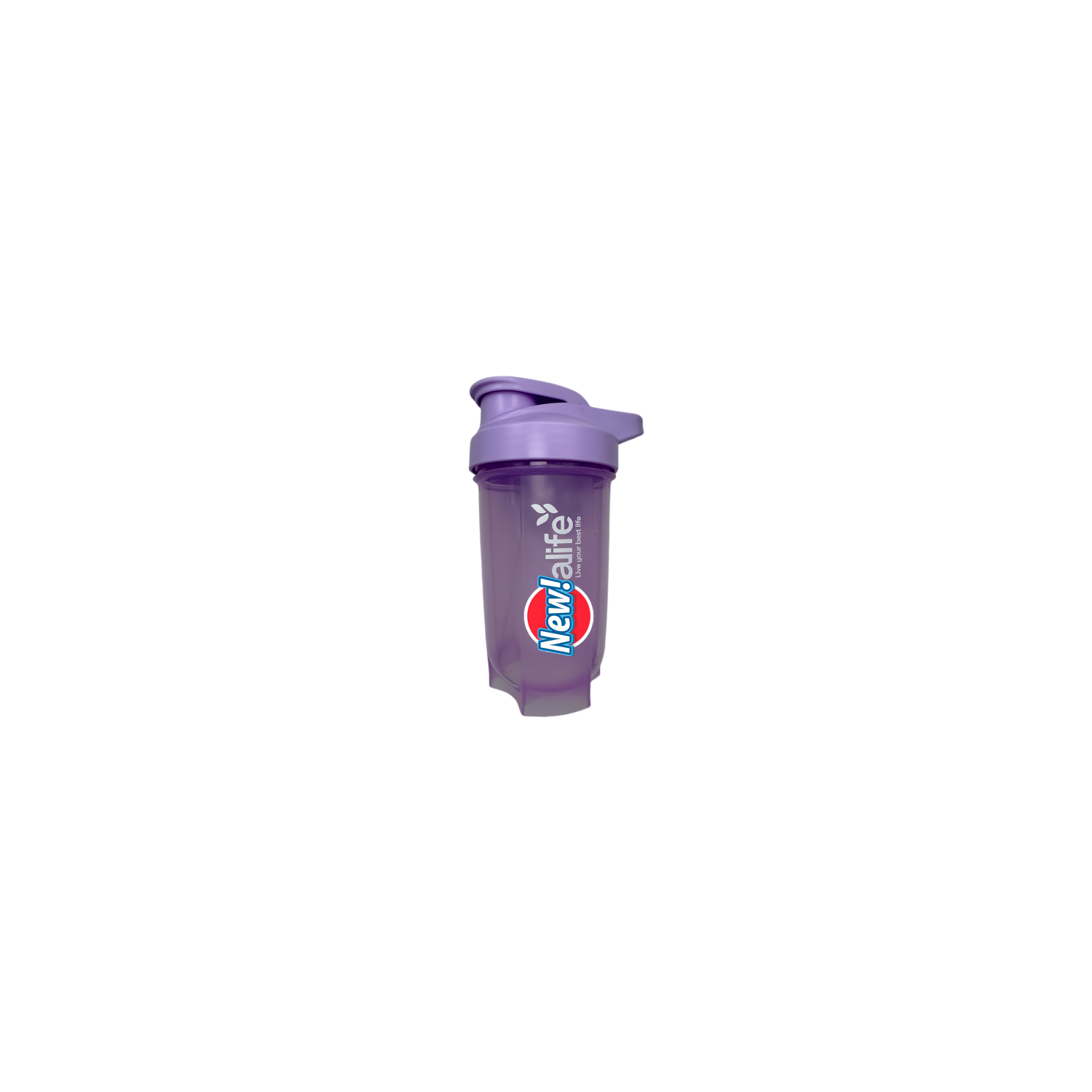 Bouteille mélangeuse portative New Life, violet 500&nbsp;ml
