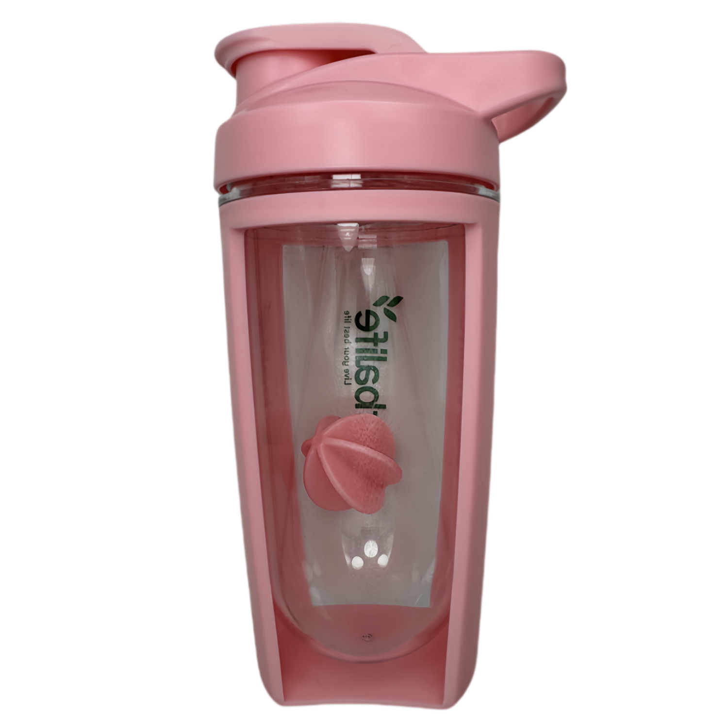 Bouteille mélangeuse portative New Life, rose 500&nbsp;ml