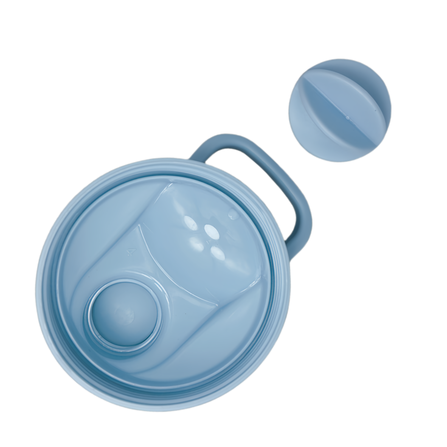 Bouteille mélangeuse portative 500&nbsp;ml bleue New Life