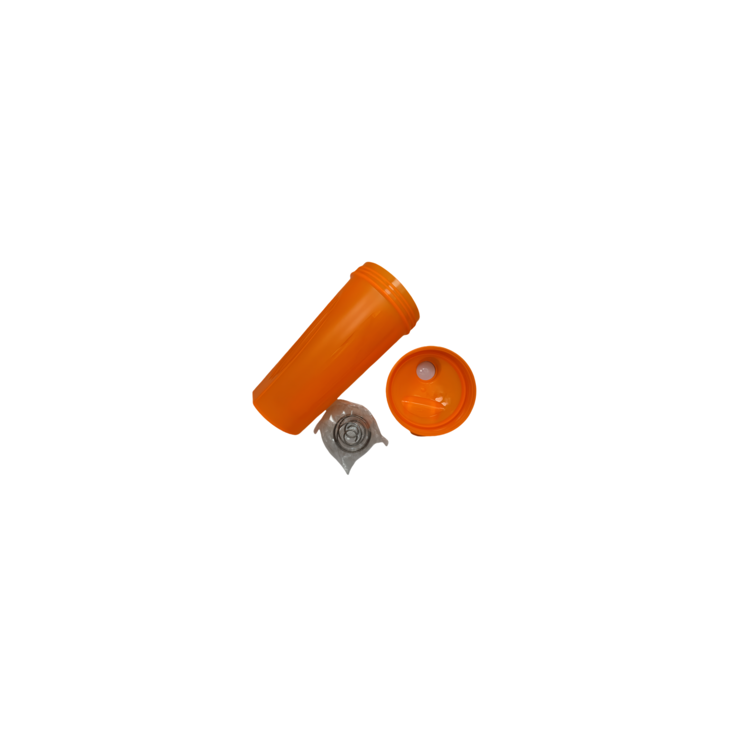New life Portable Shaker Bottle Orange 600ml